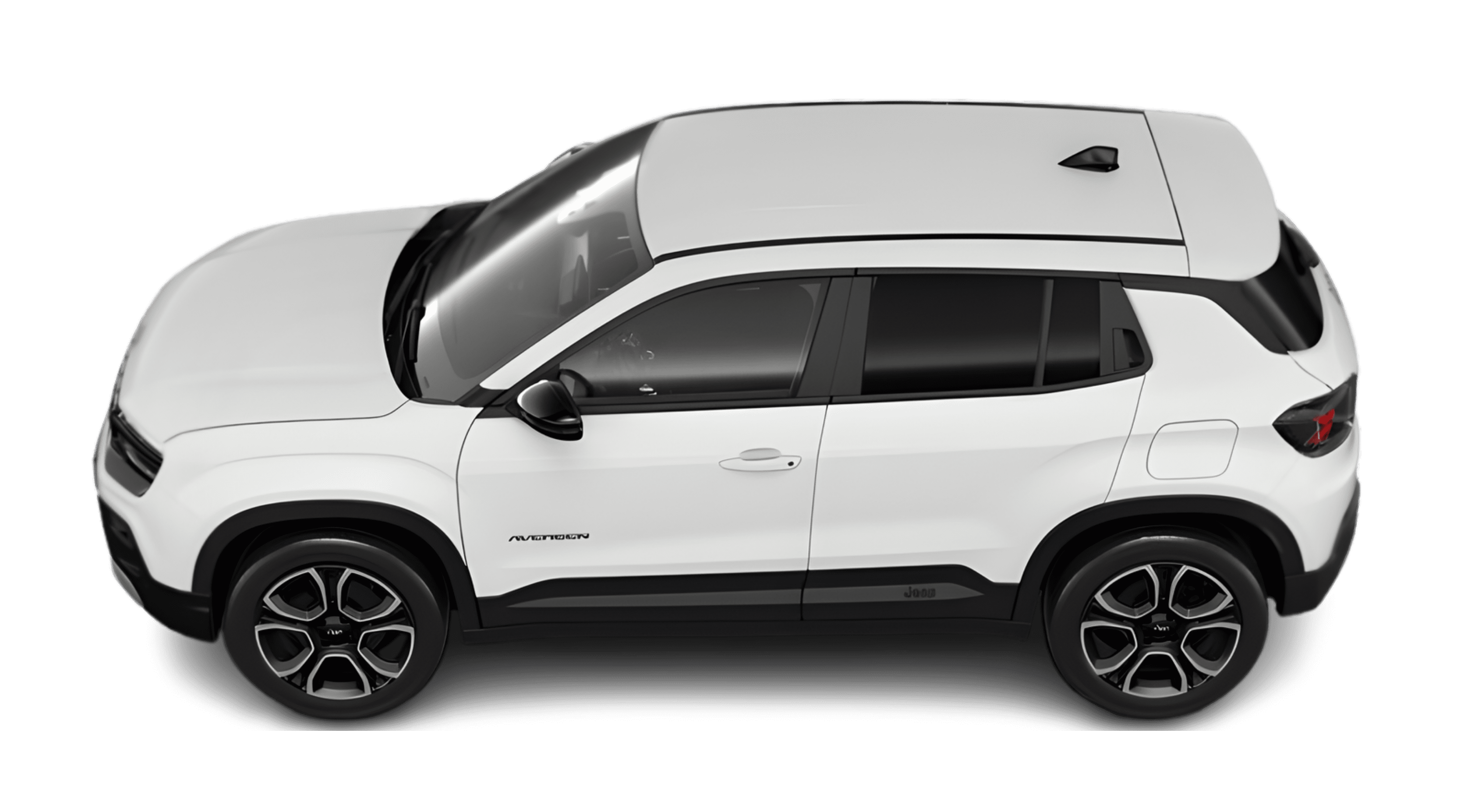 Seitenansicht eines Jeep Avenger