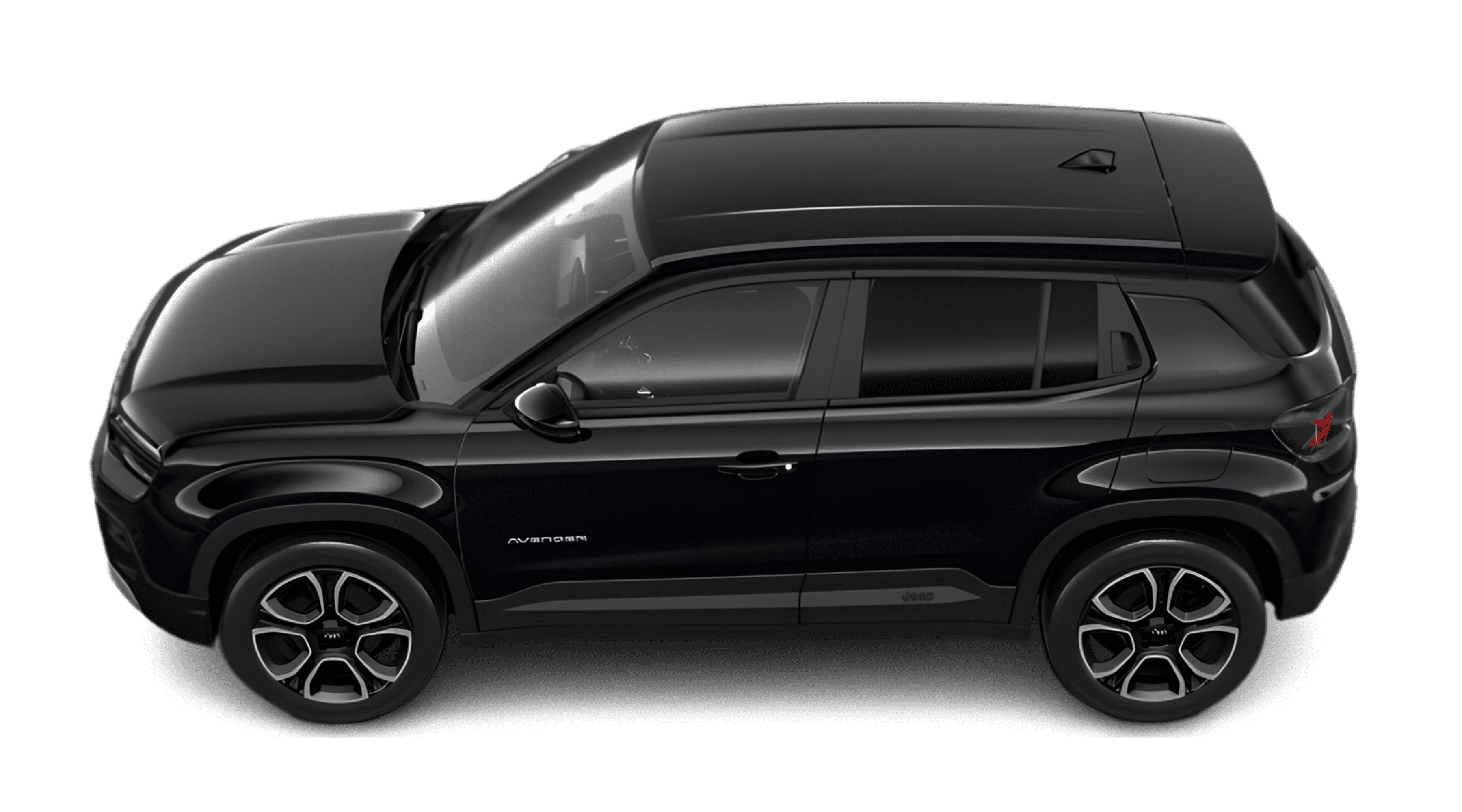Seitenansicht eines Jeep Avenger