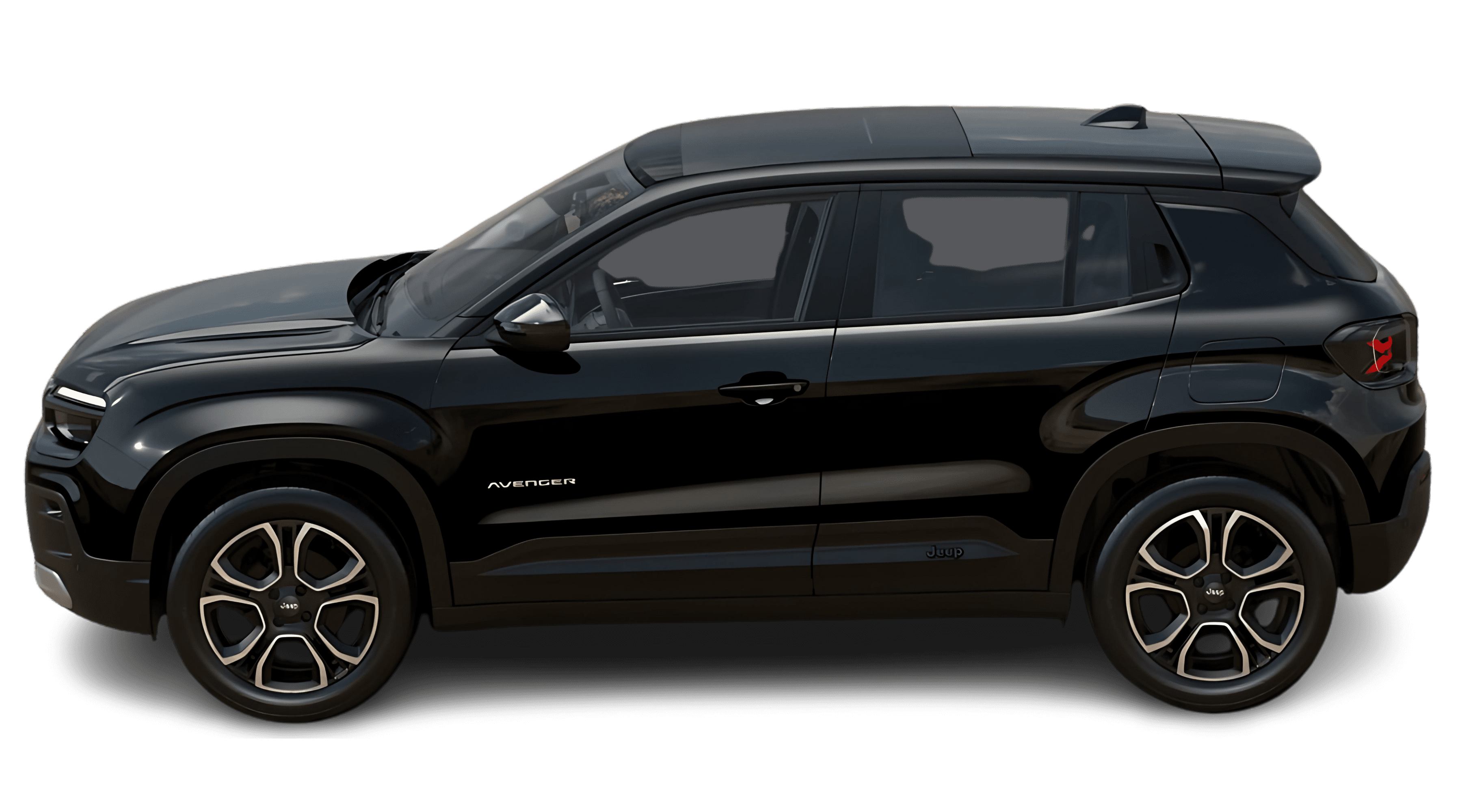 Seitenansicht eines Jeep Avenger