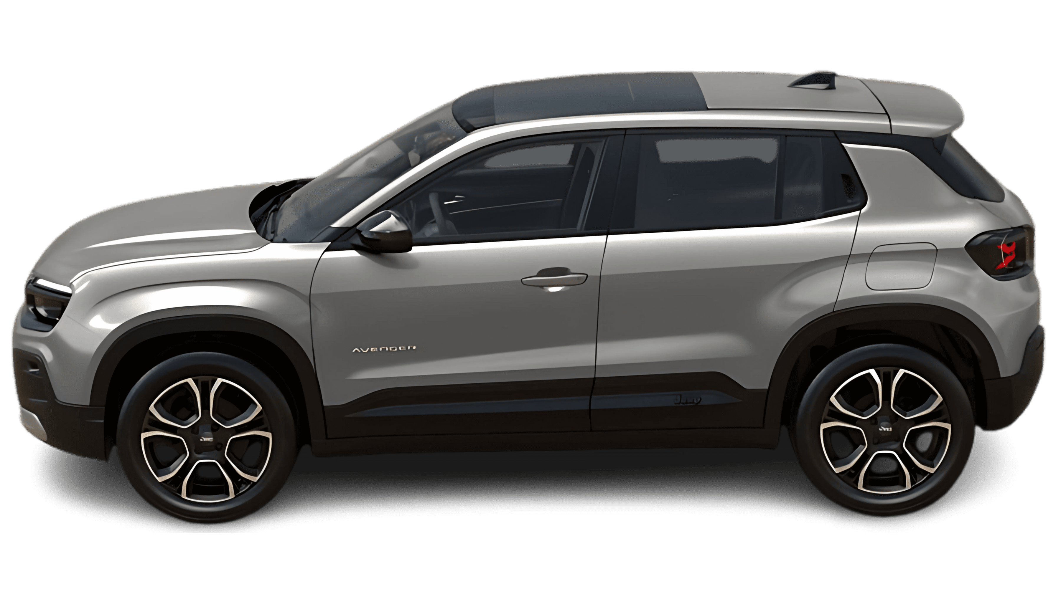 Seitenansicht eines Jeep Avenger