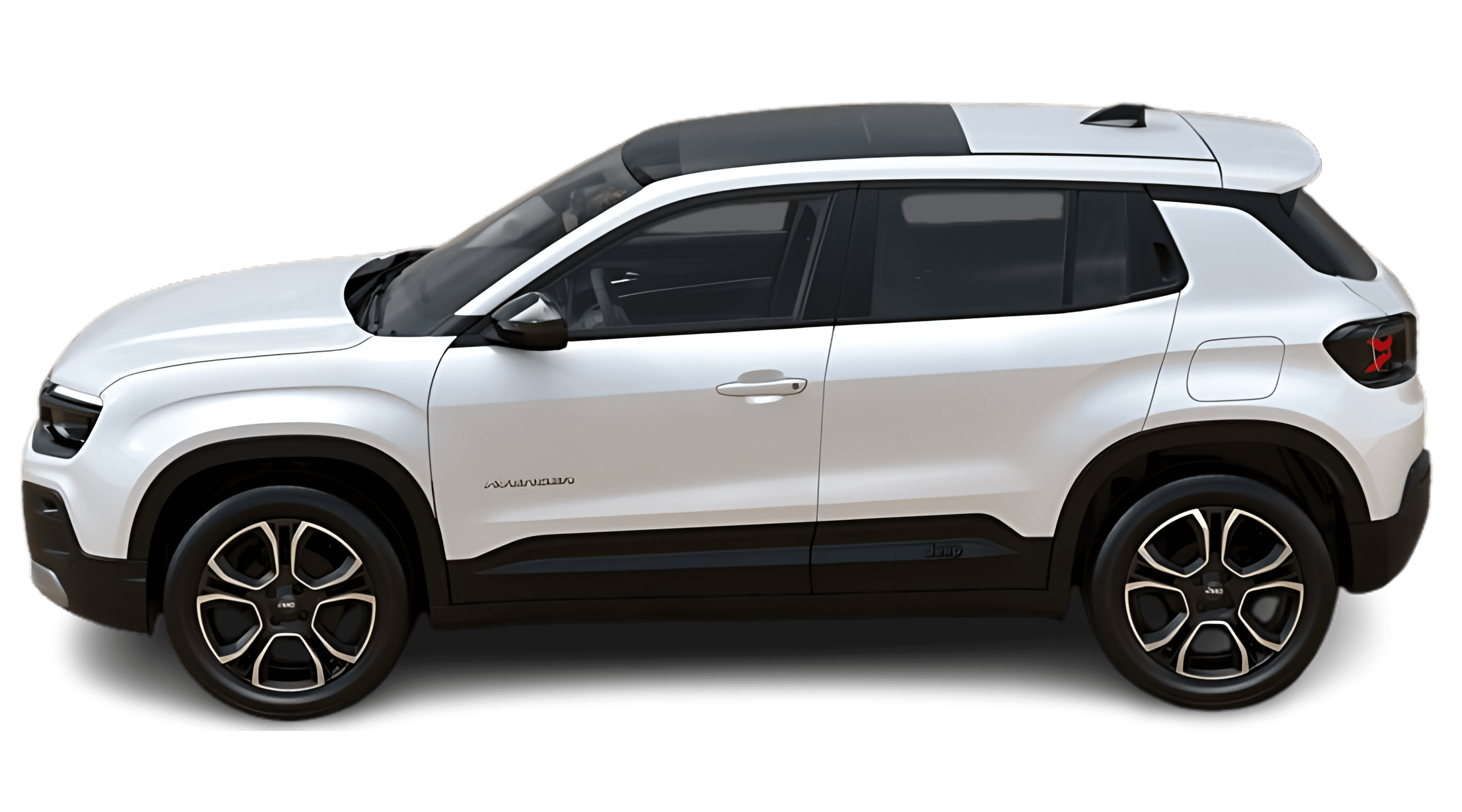 Seitenansicht eines Jeep Avenger