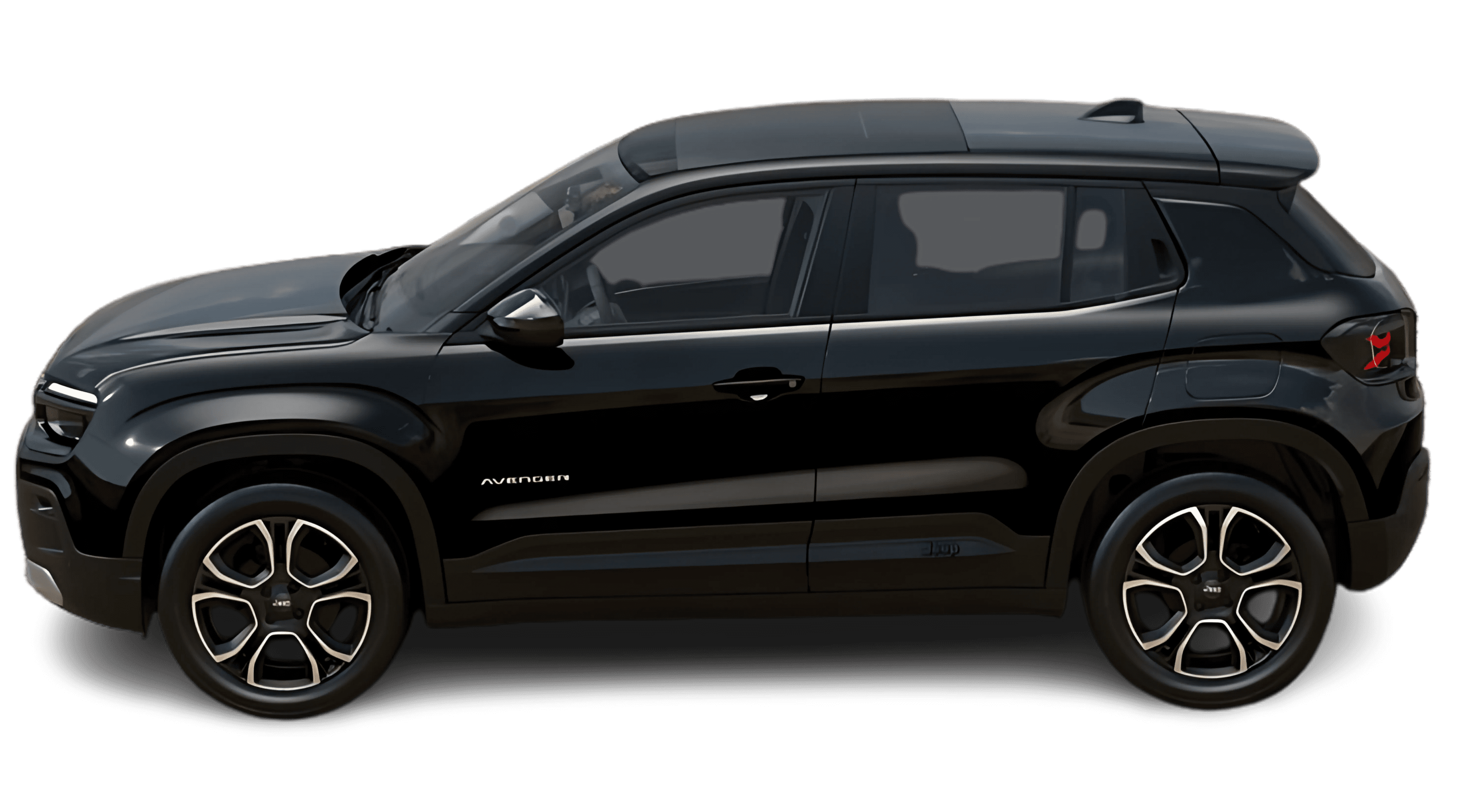 Seitenansicht eines Jeep Avenger