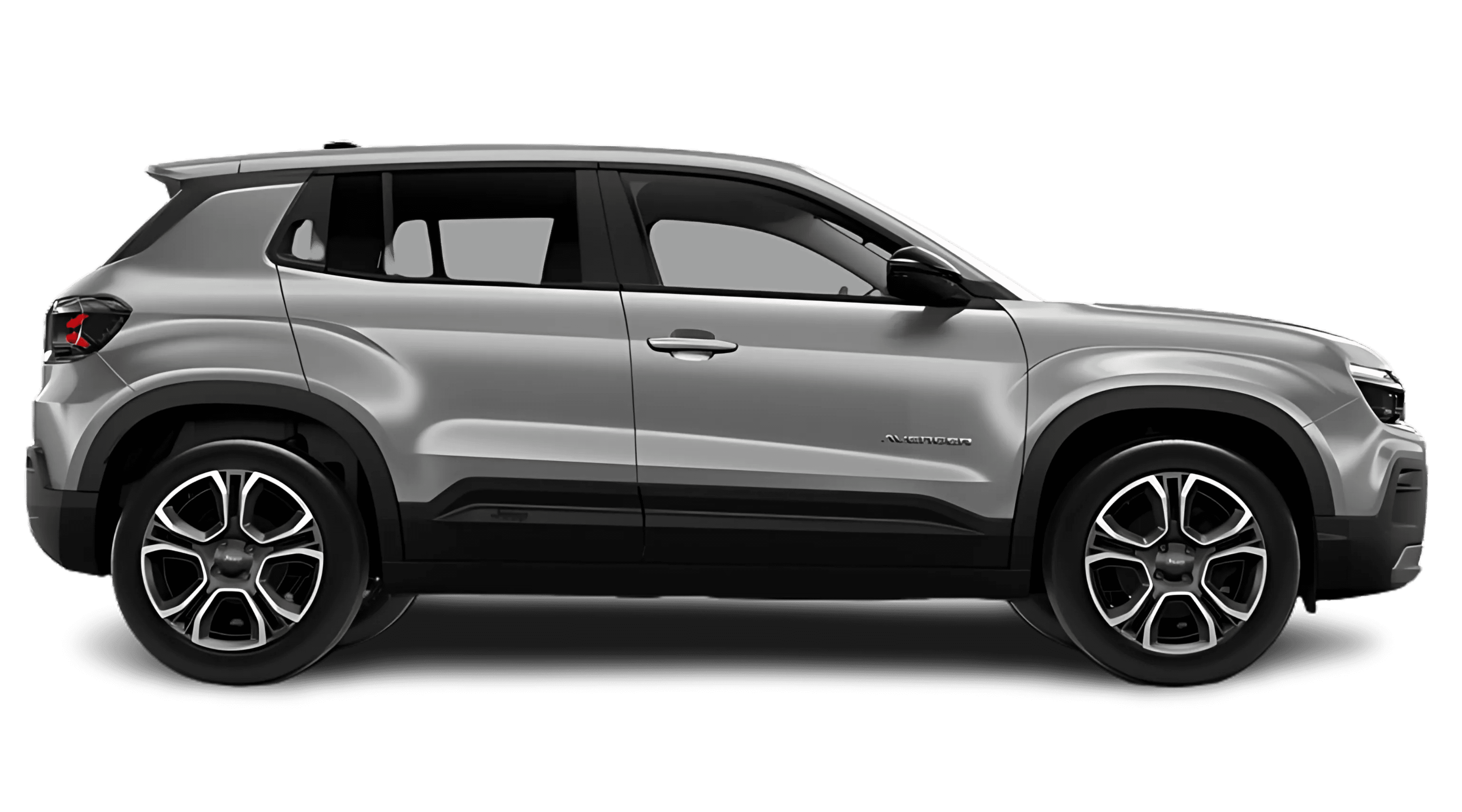 Seitenansicht eines Jeep Avenger