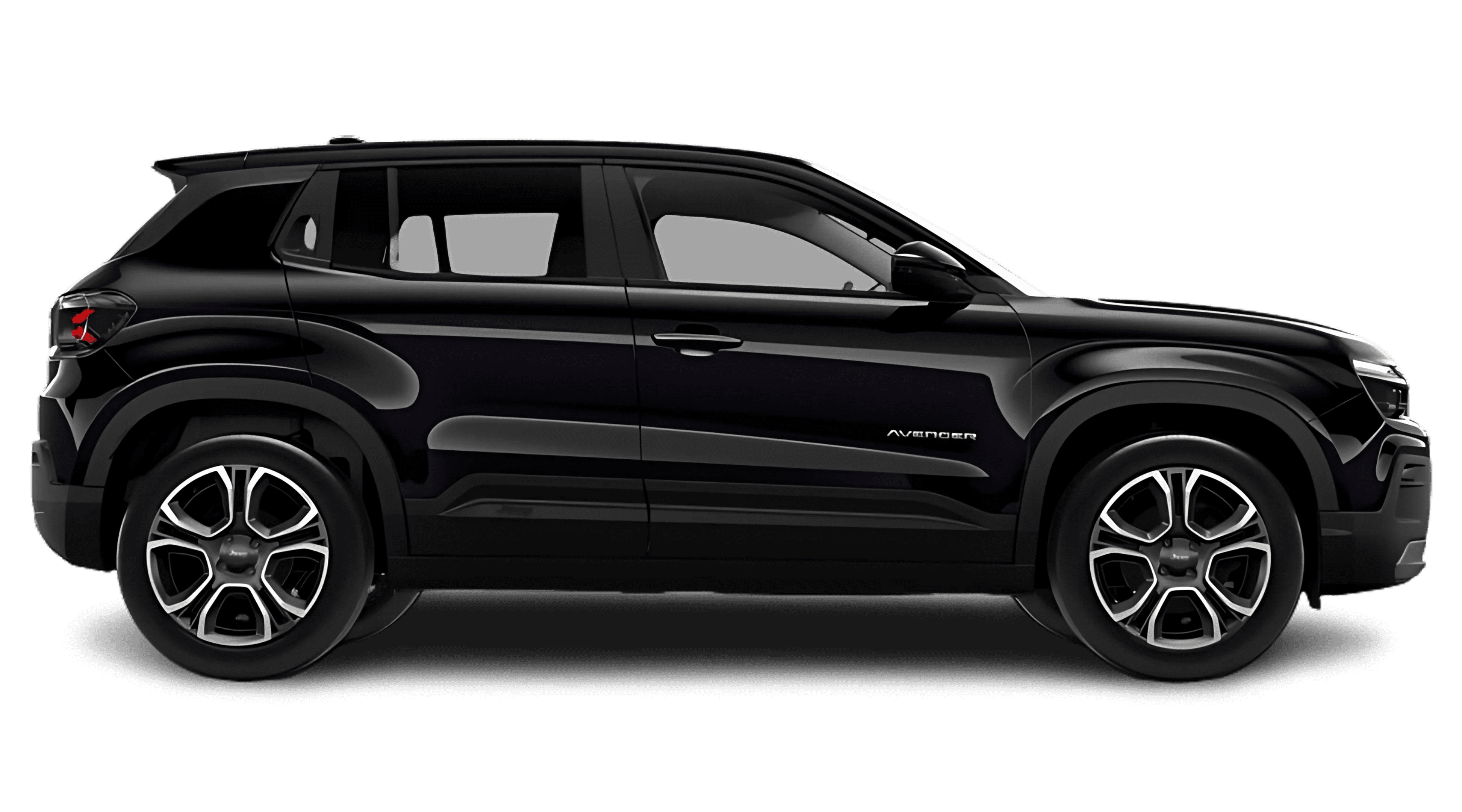 Seitenansicht eines Jeep Avenger
