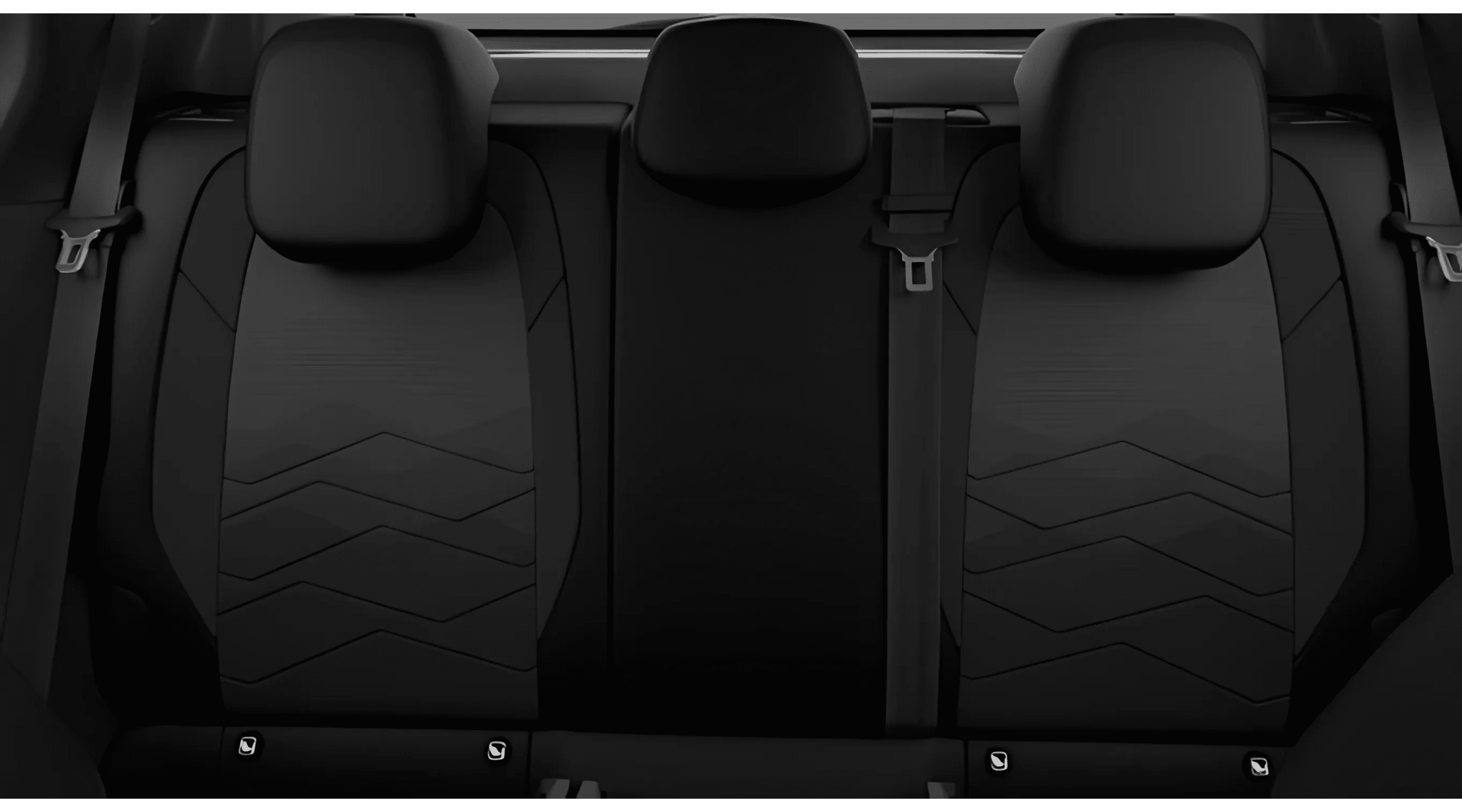 Ansicht der Rücksitze eines Jeep Avenger