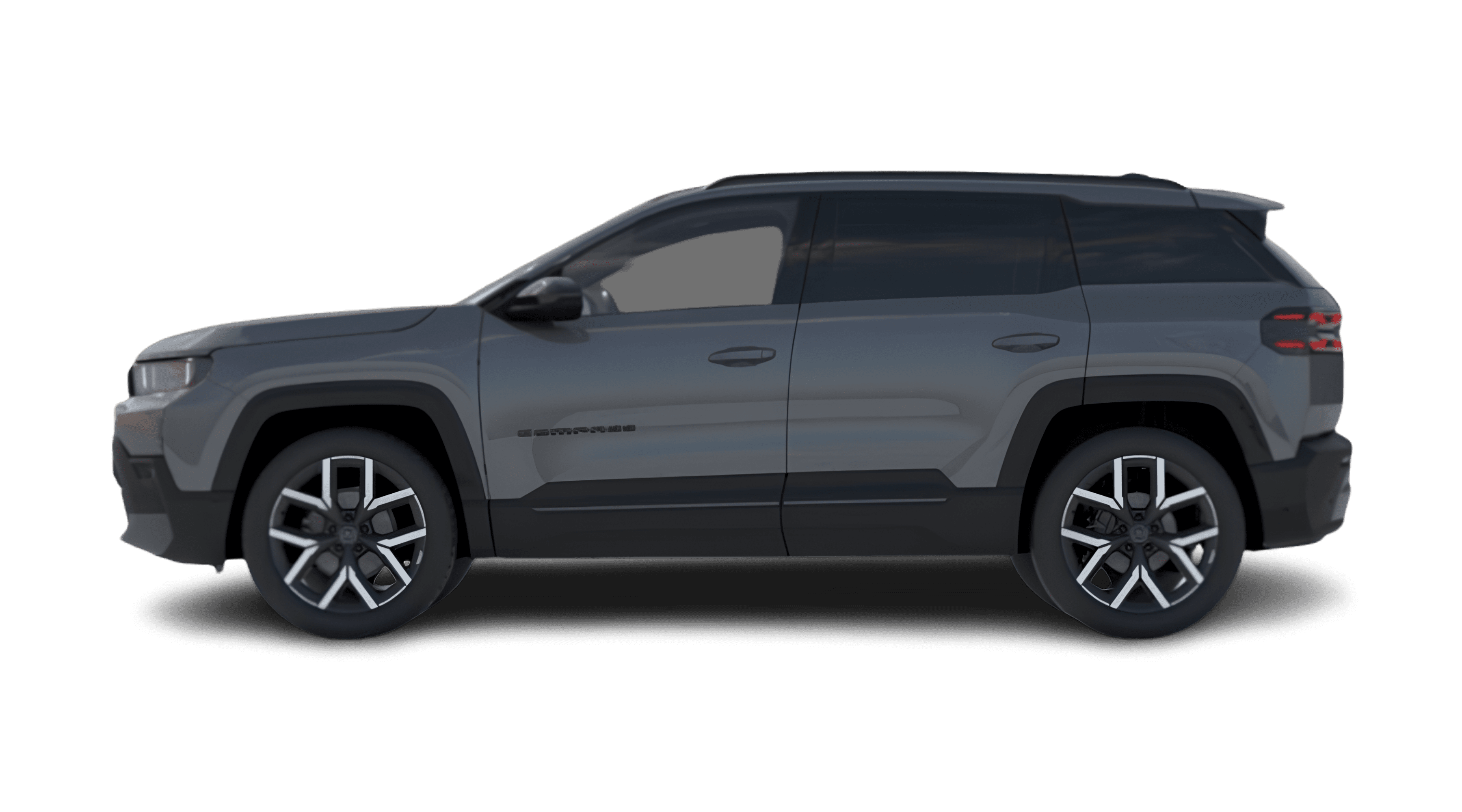 Seitenansicht eines Jeep Compass