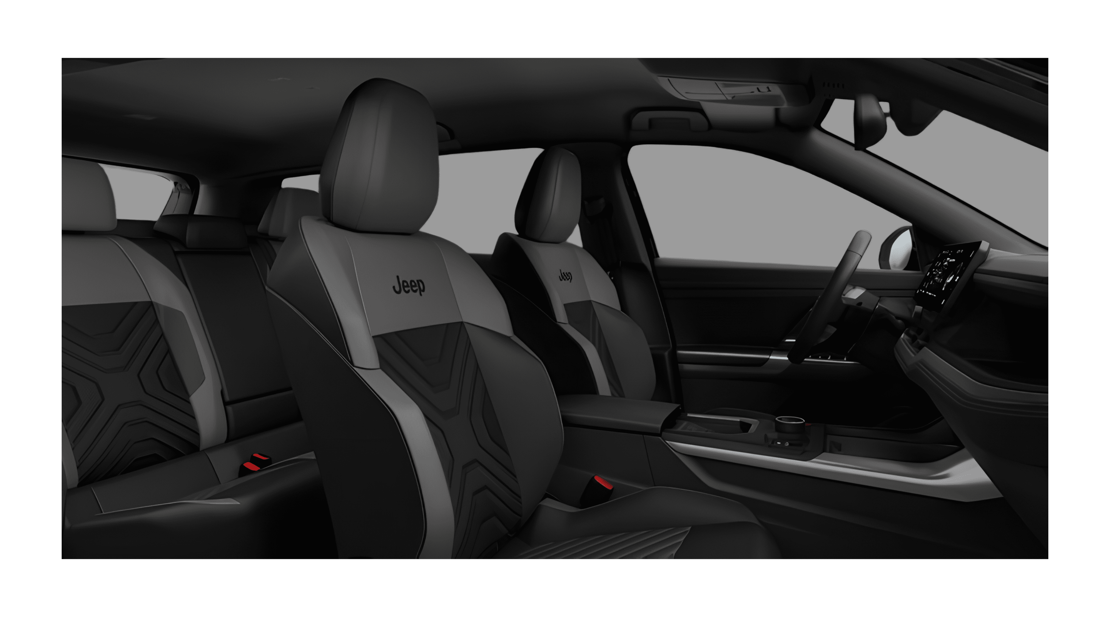 Vordersitze eines Jeep Compass