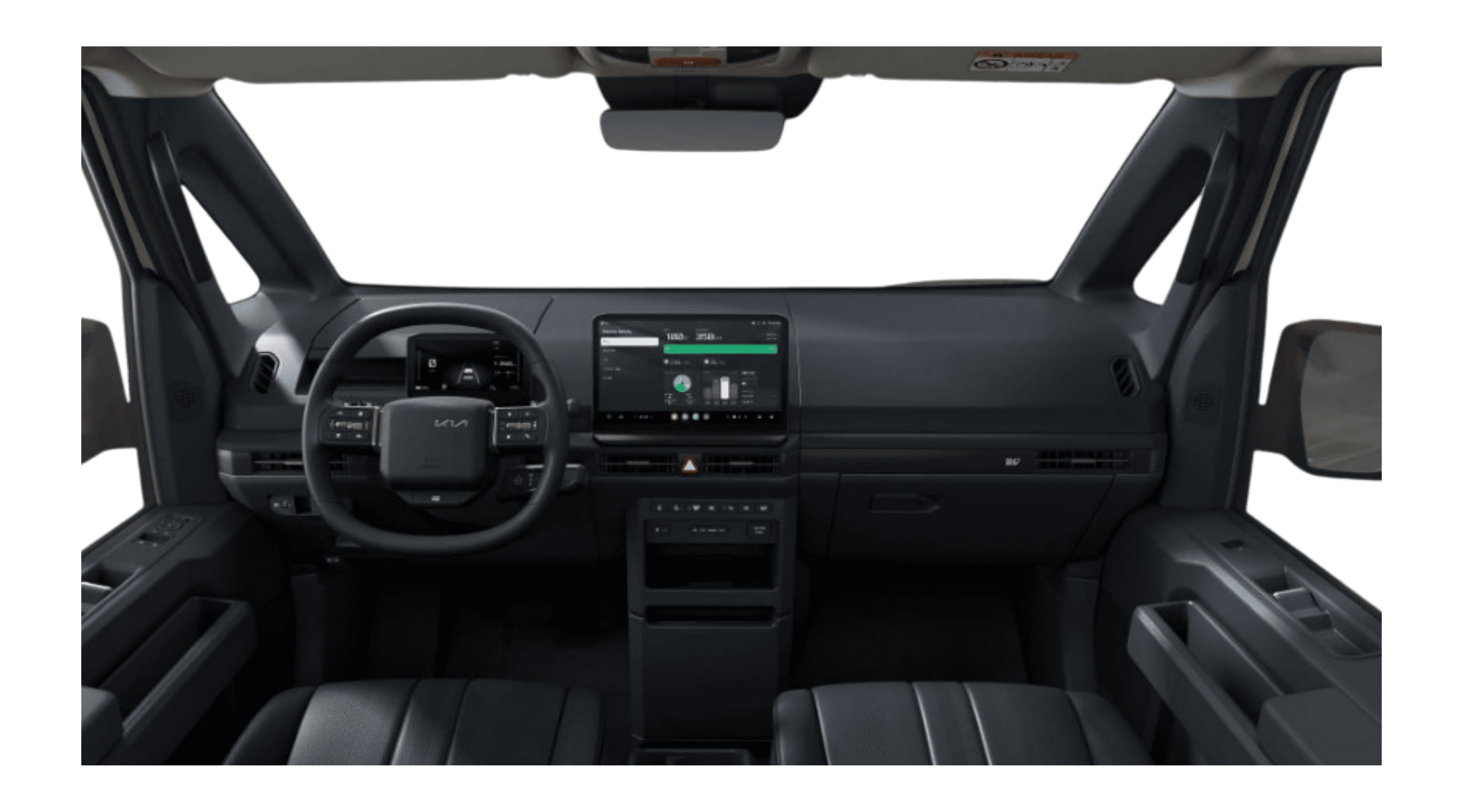 Armaturenbrett eines Kia PV5 Passenger