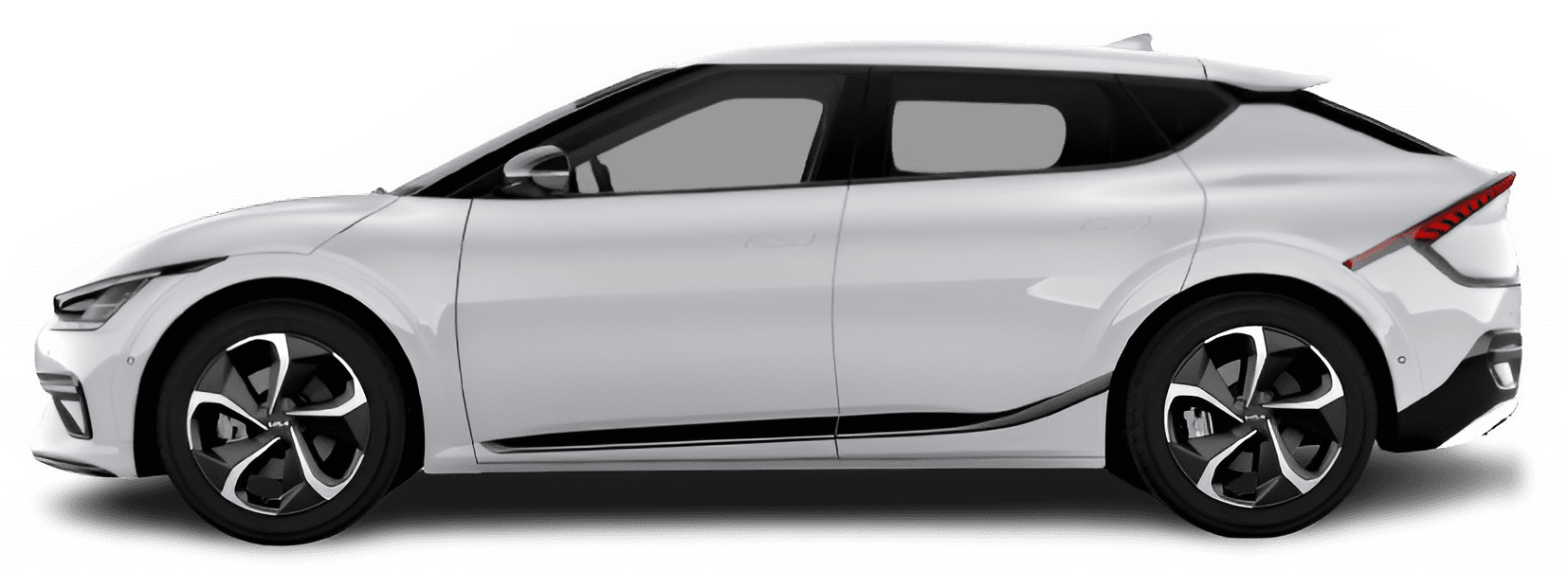 Seitenansicht eines Kia EV6