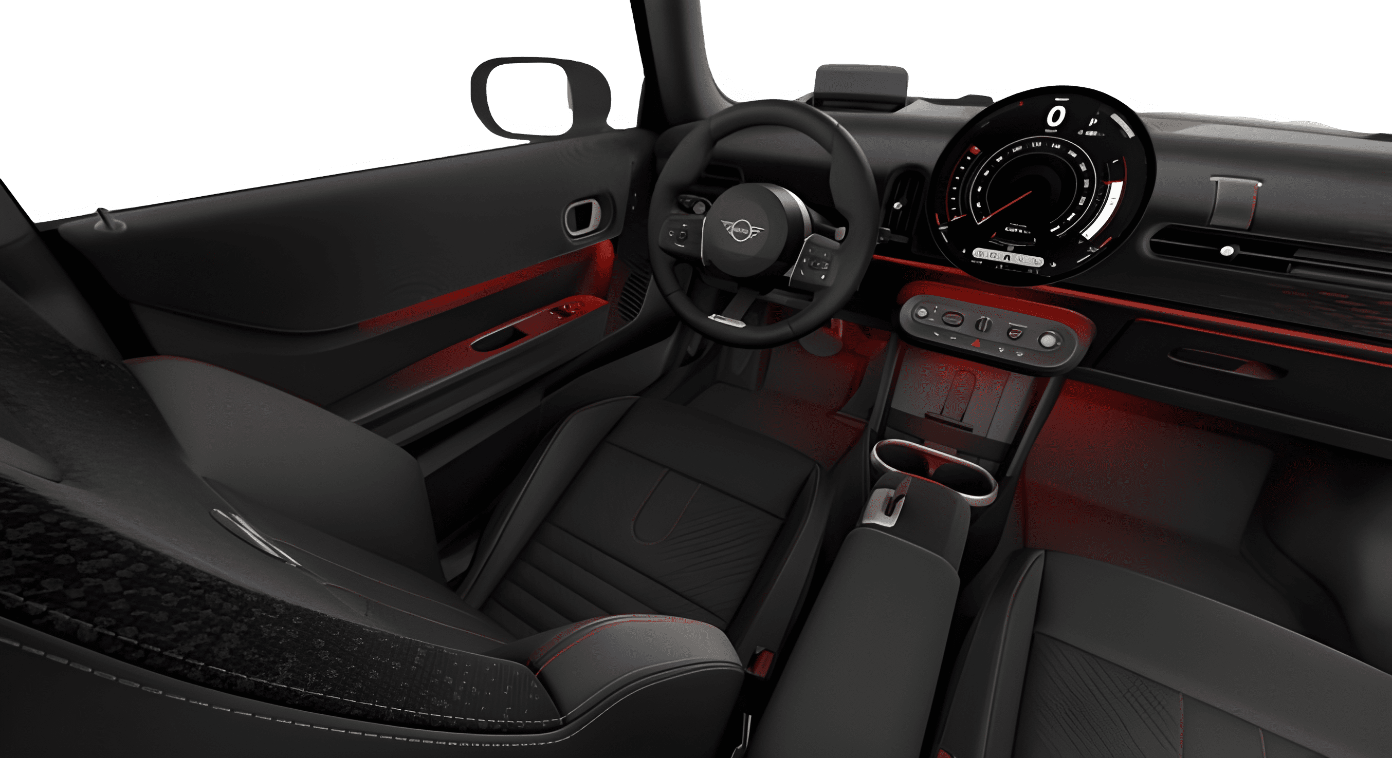 Ansicht des Armaturenbretts eines MINI COOPER