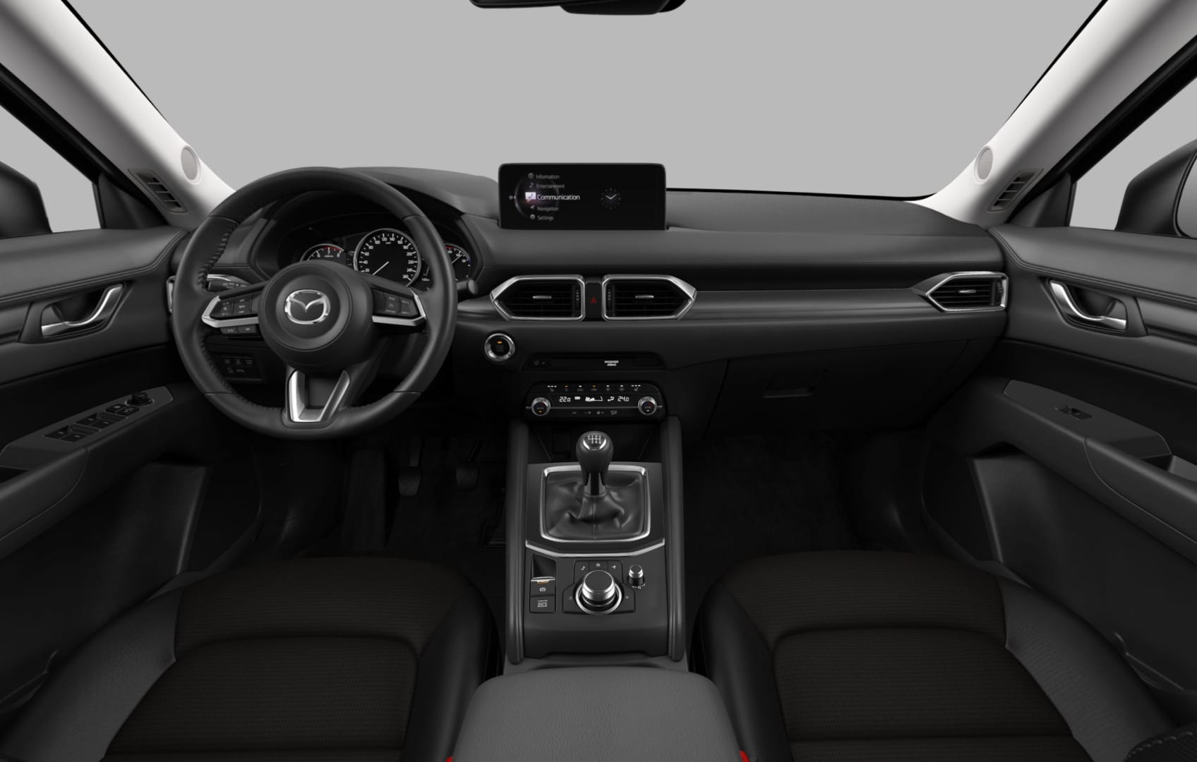 Ansicht des Armaturenbretts eines Mazda CX-5