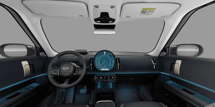 Ansicht des Armaturenbretts eines MINI Countryman C