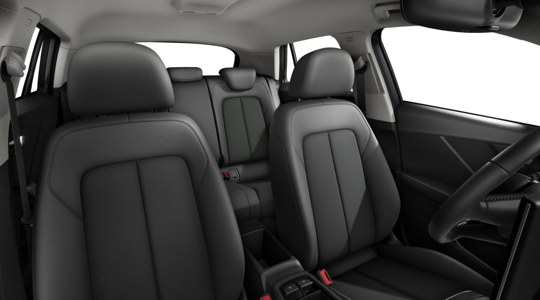 Ansicht der Frontsitze eines Audi Q2