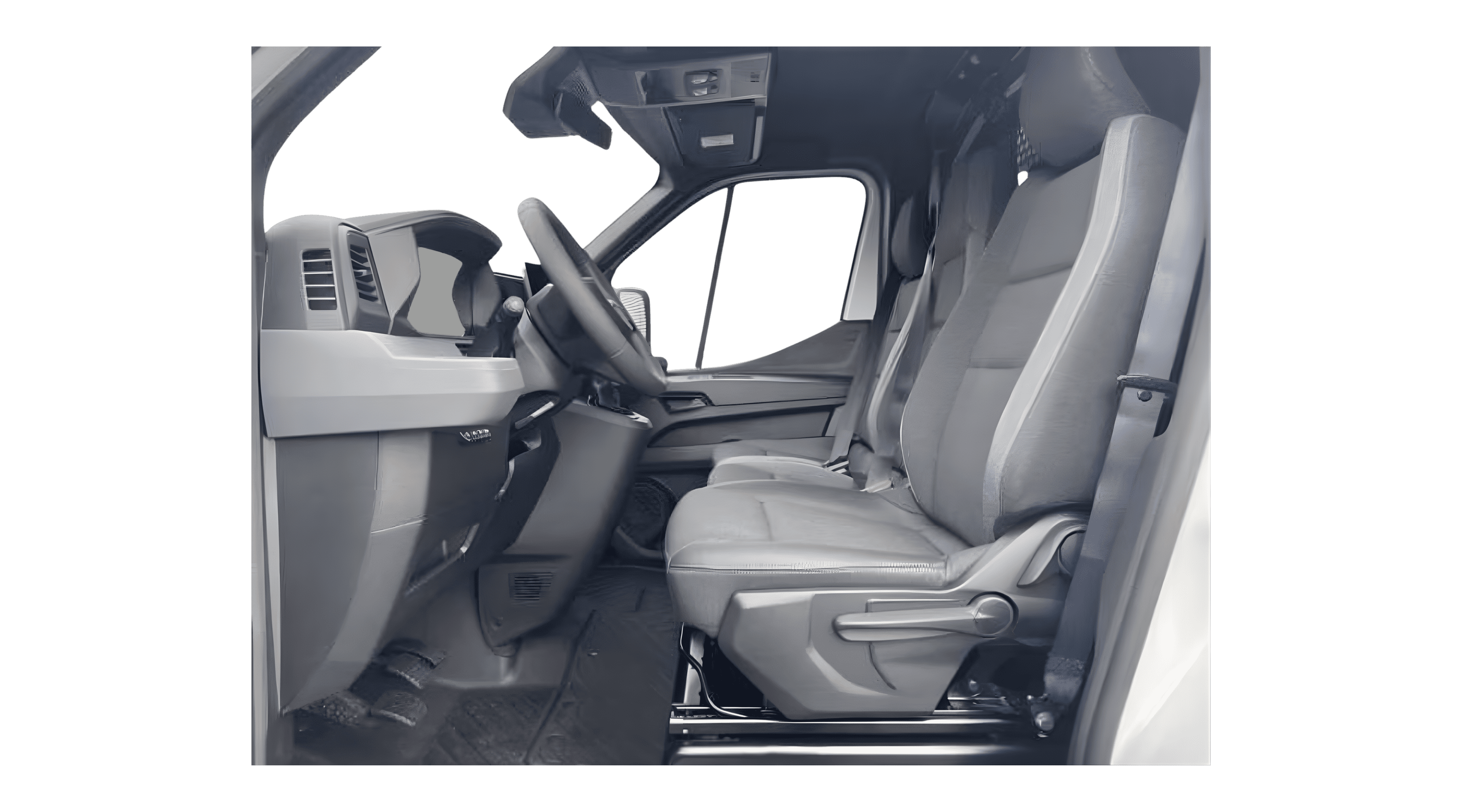 Vordersitze eines Nissan Interstar