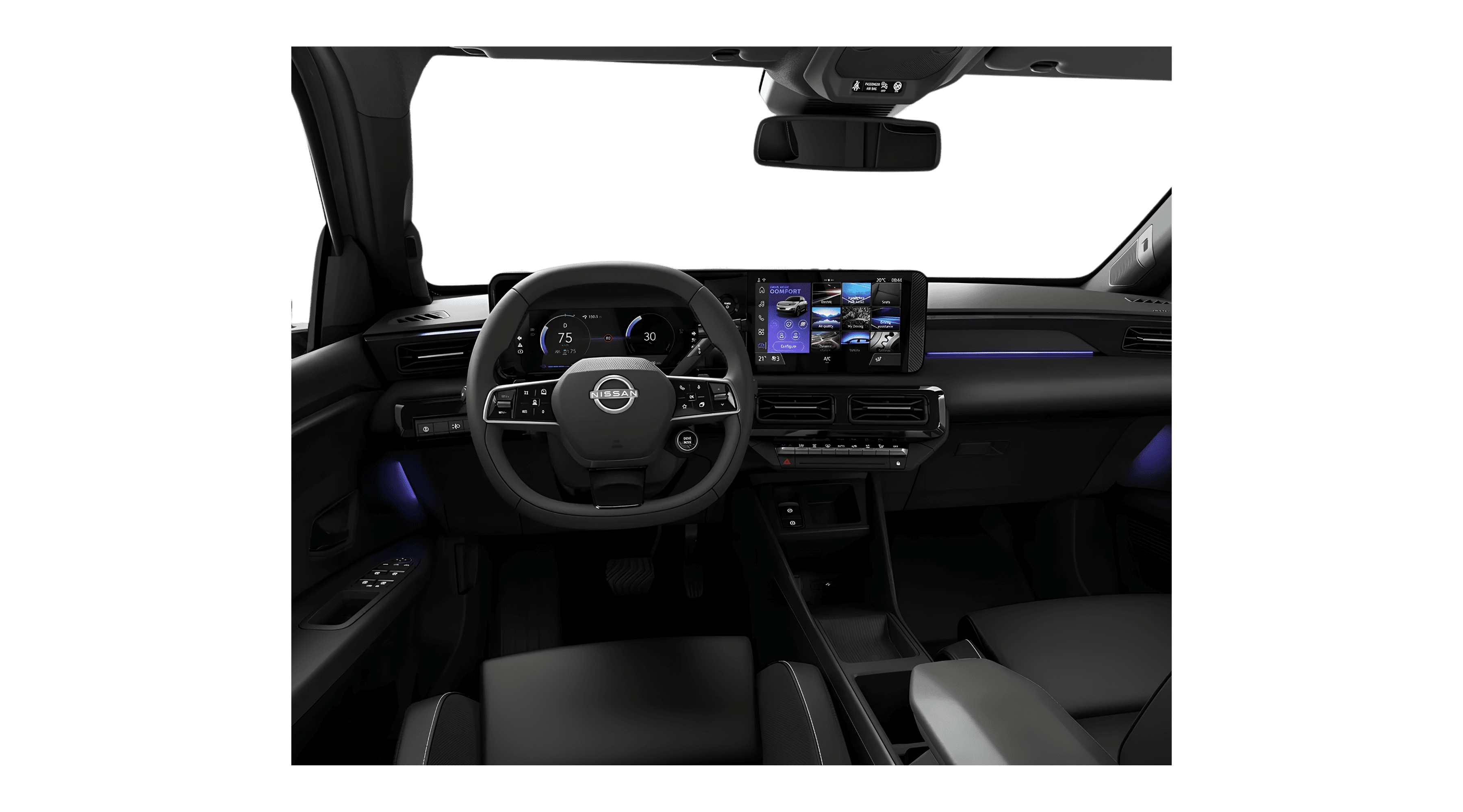 Armaturenbrett eines Nissan Micra