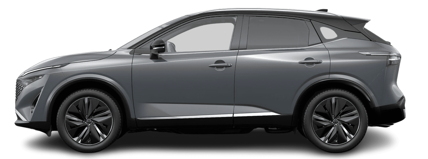Seitenansicht eines Nissan Qashqai