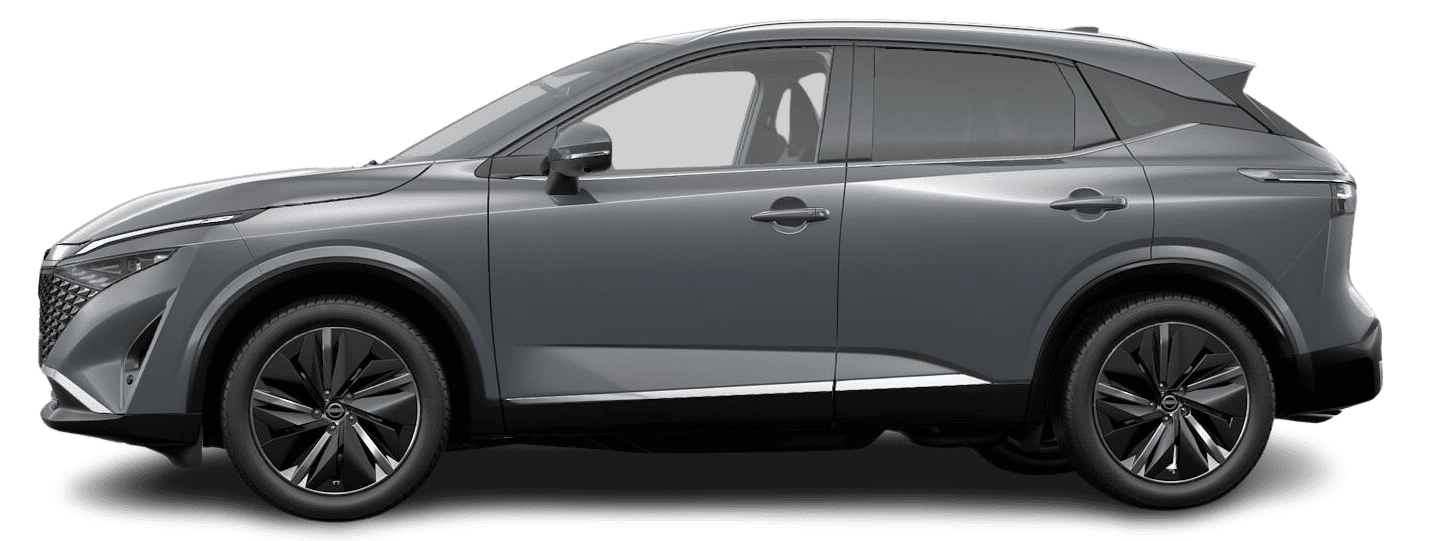 Seitenansicht eines Nissan Qashqai