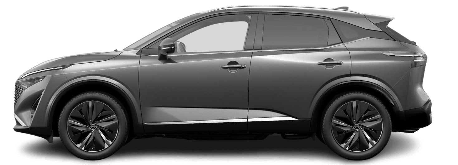 Seitenansicht eines Nissan Qashqai
