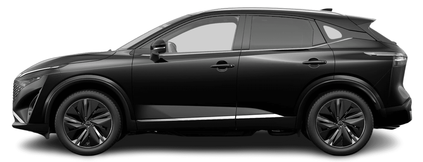 Seitenansicht eines Nissan Qashqai