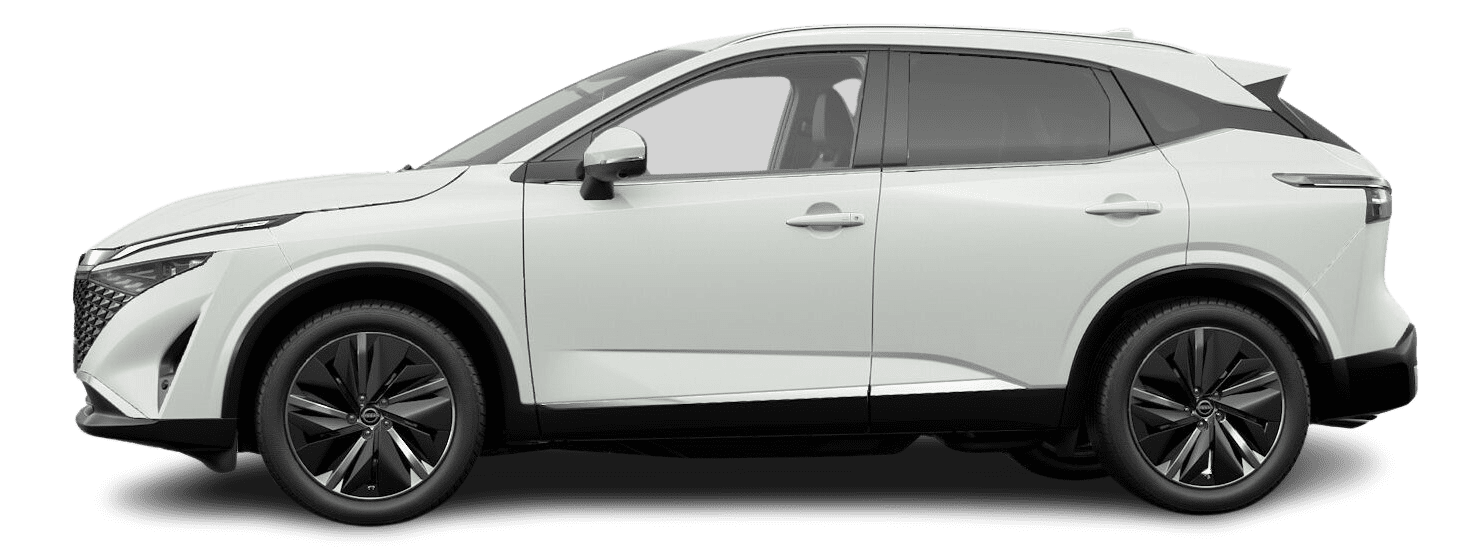 Seitenansicht eines Nissan Qashqai