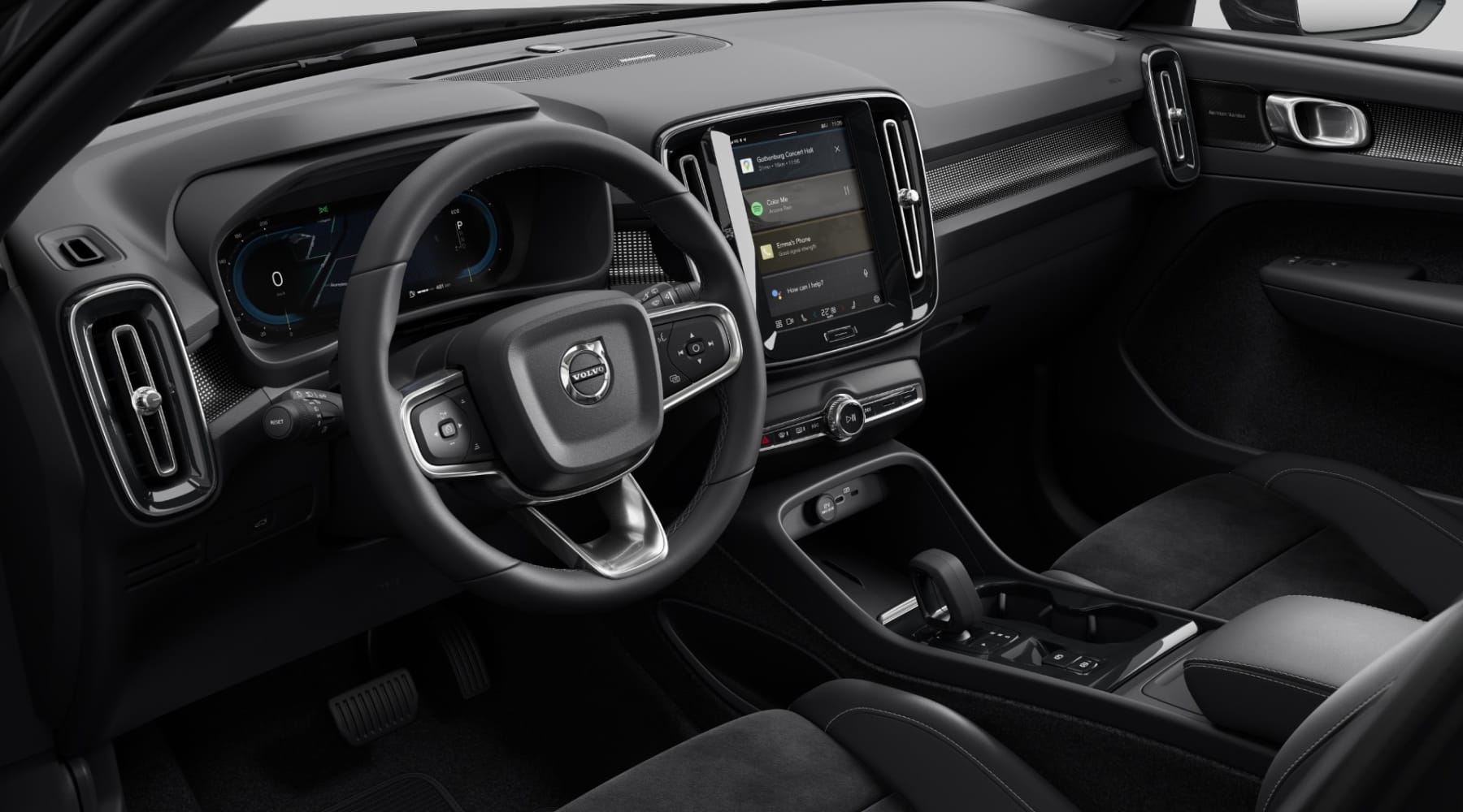 Ansicht des Armaturenbretts eines Volvo XC40
