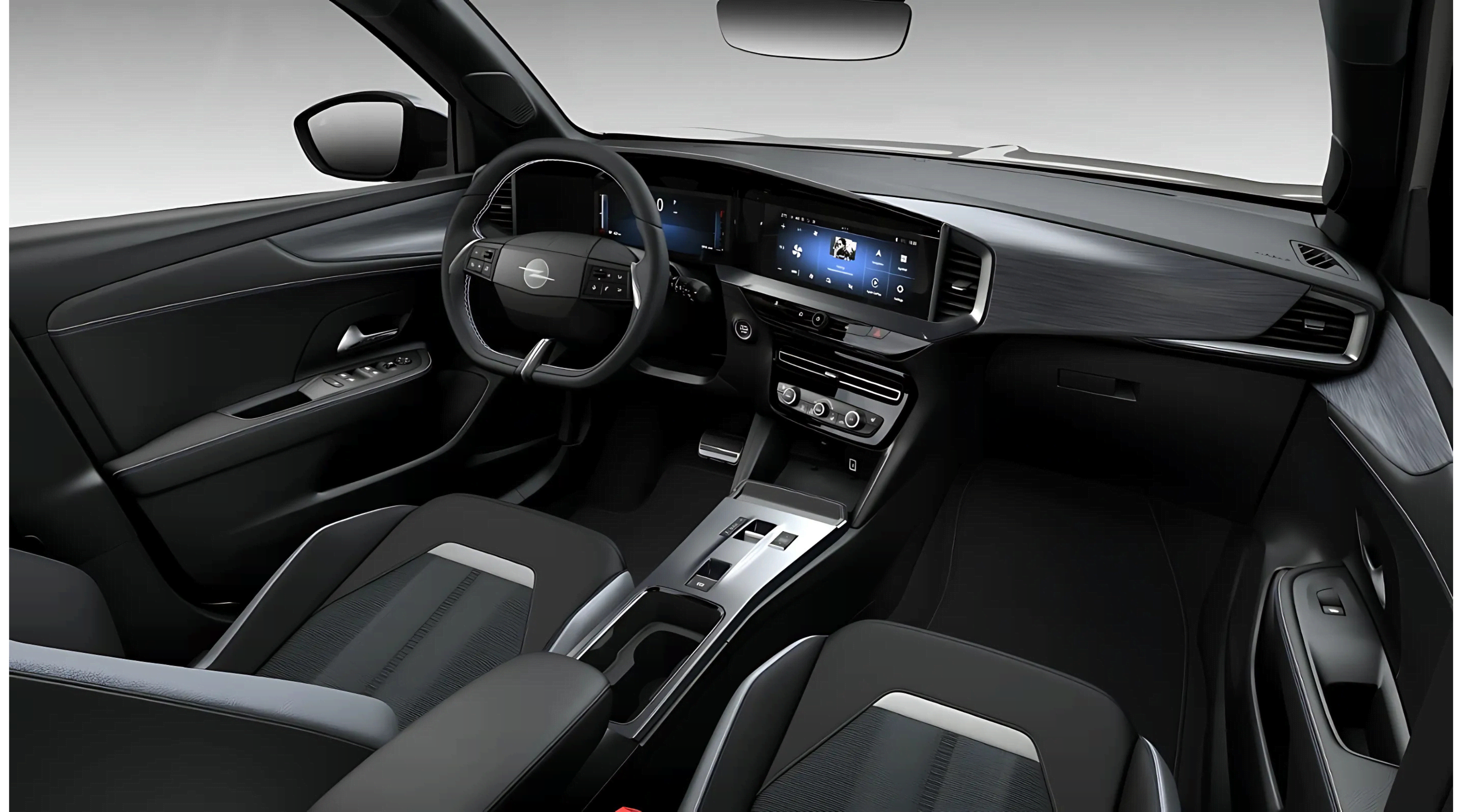 Ansicht des Armaturenbretts eines Opel Mokka