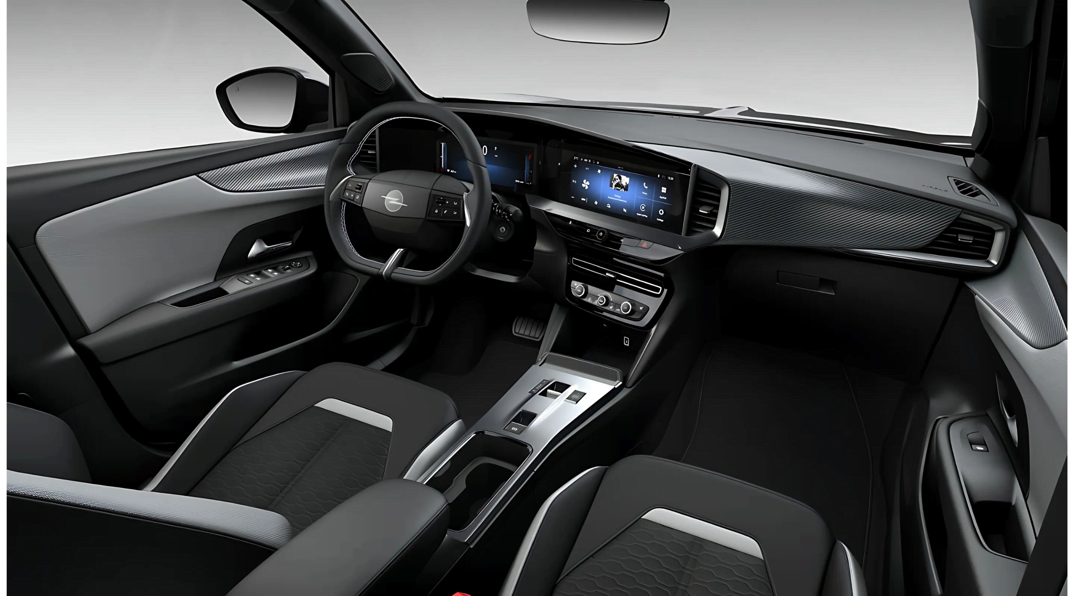 Ansicht des Armaturenbretts eines Opel Mokka