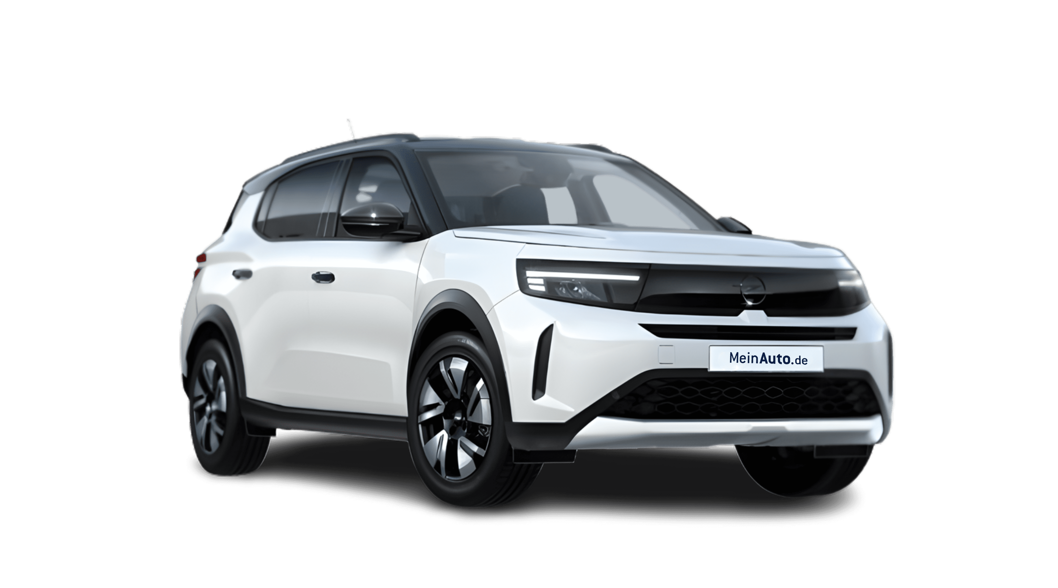 Schräge Frontansicht eines Opel Frontera, freigestellt