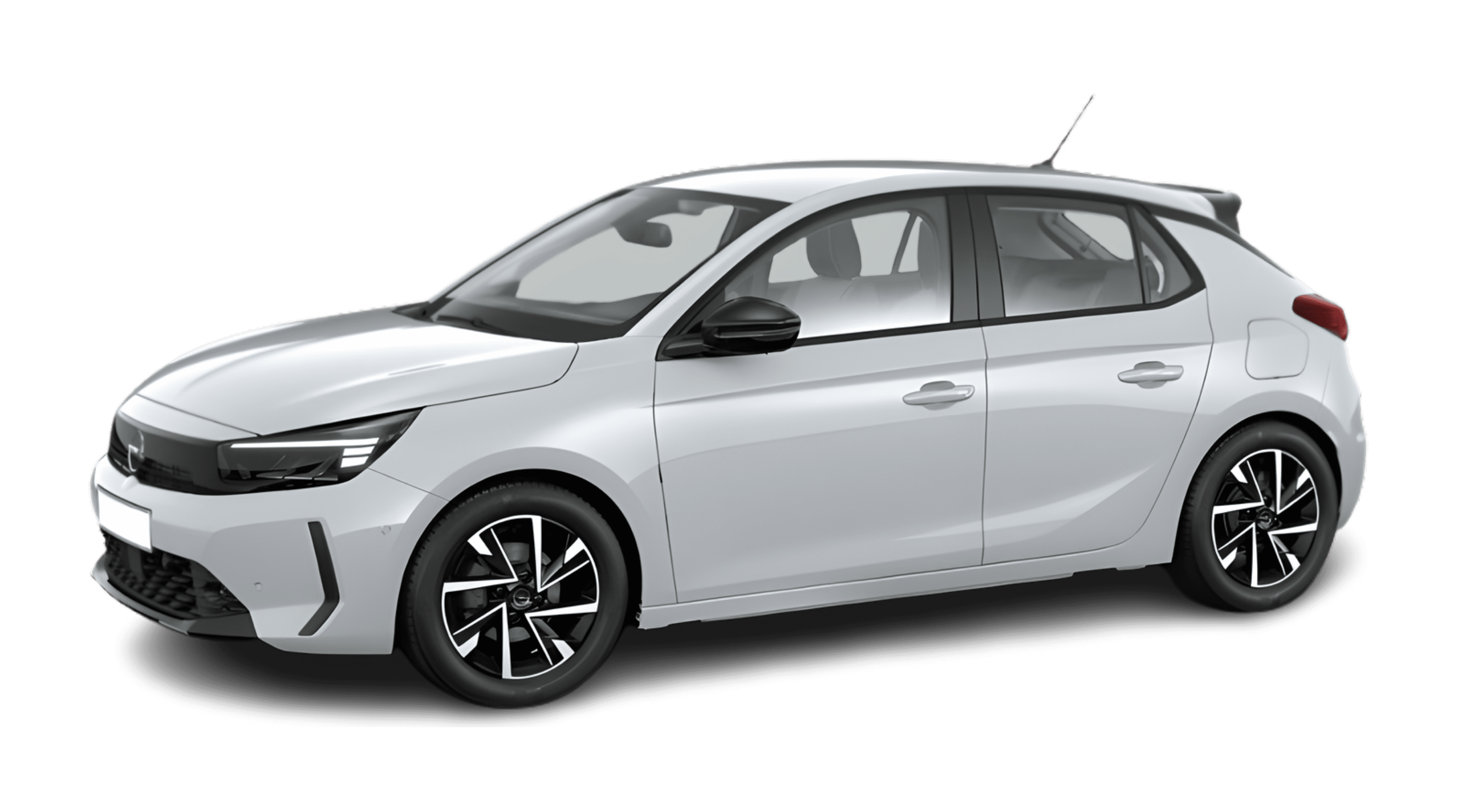 Seitenansicht eines Opel Corsa