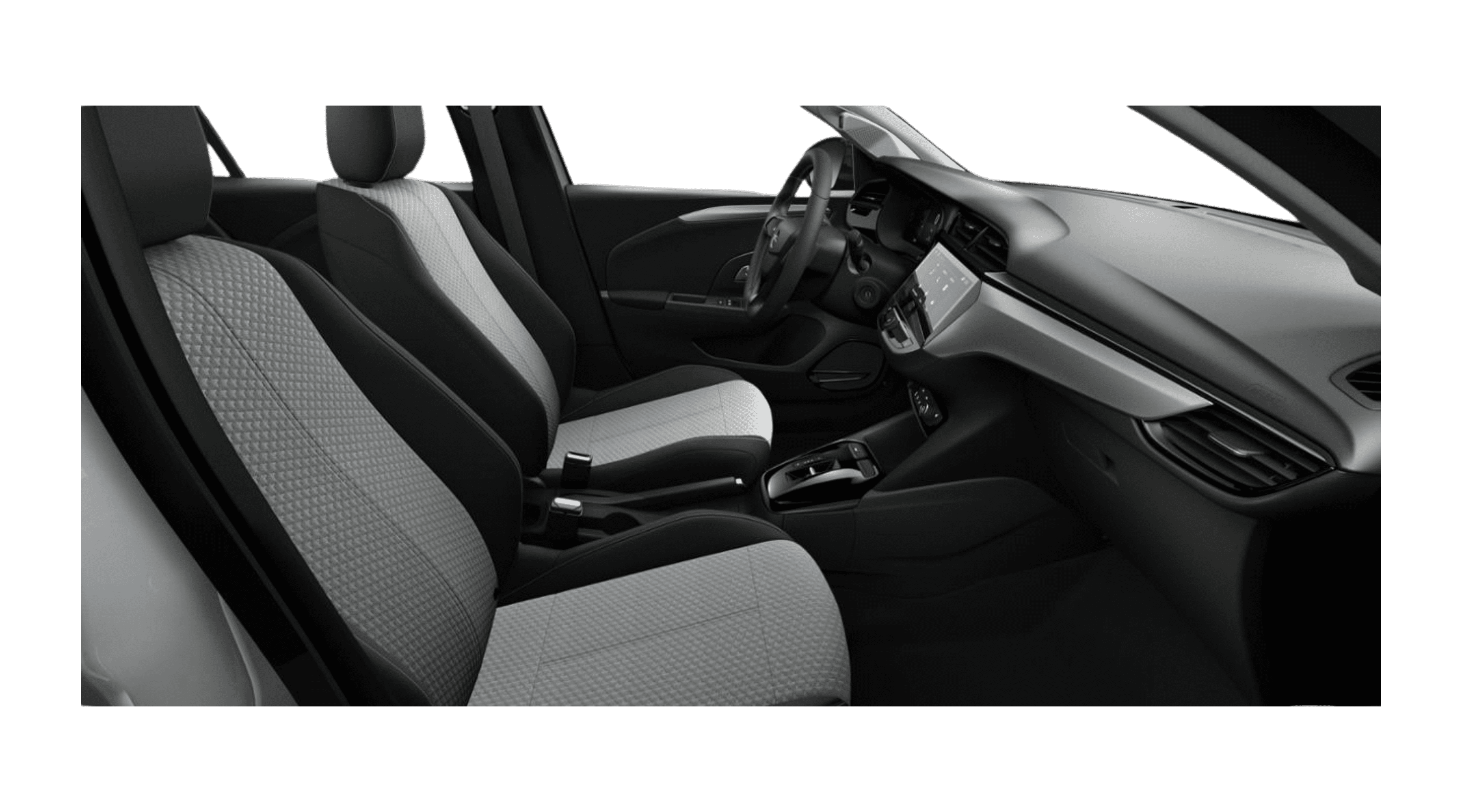 Vordersitze eines Opel Corsa