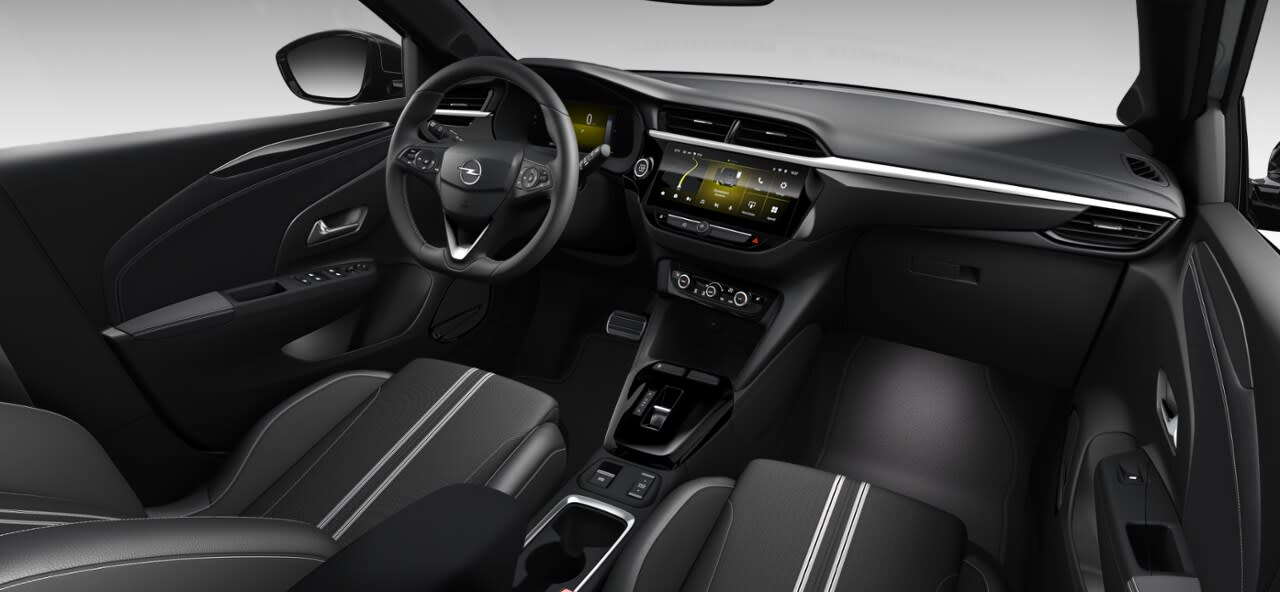 Ansicht des Armaturenbretts eines Opel Corsa