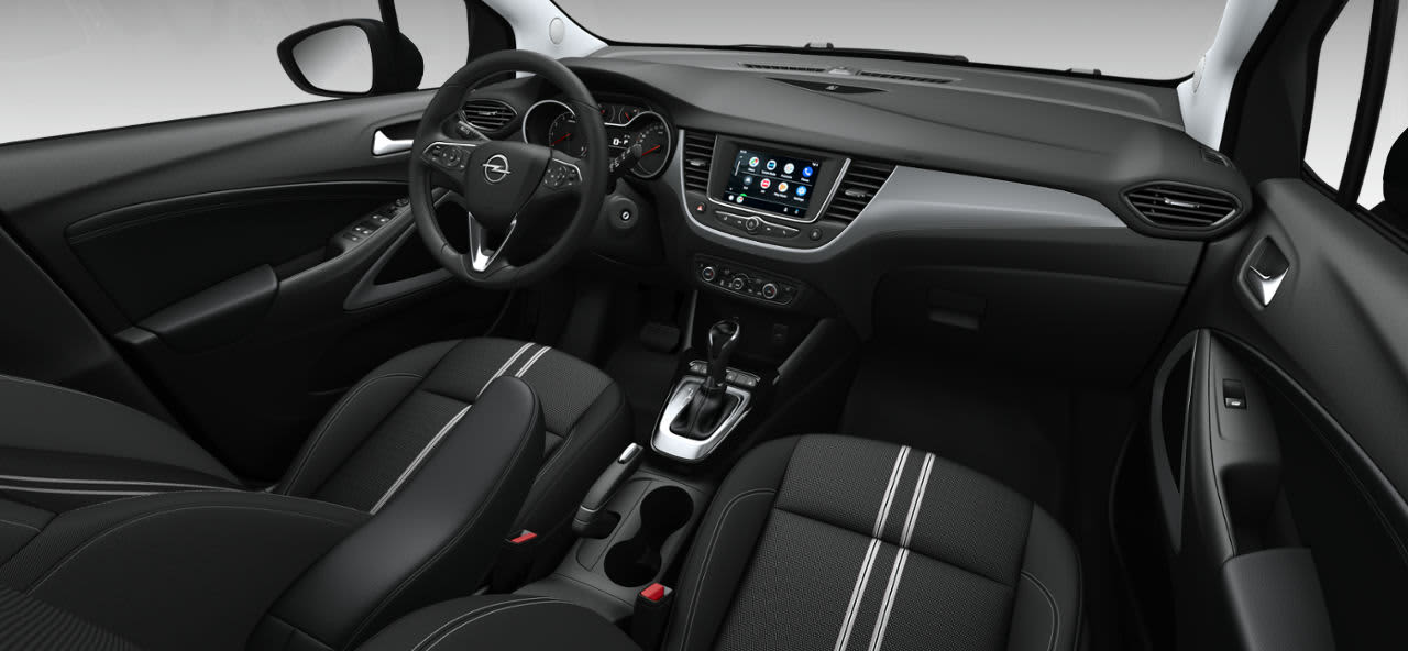 Ansicht des Armaturenbretts eines Opel Crossland