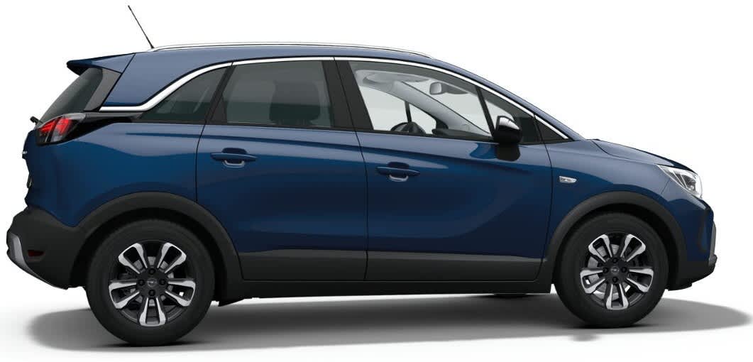 Seitenansicht eines Opel Crossland