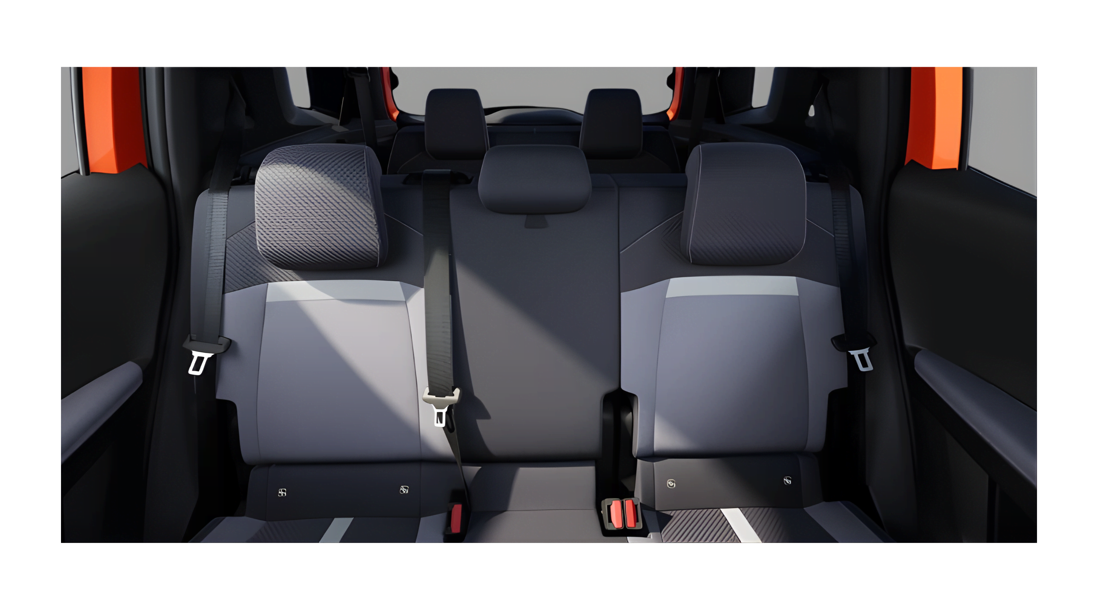 Rücksitzbank eines Opel Frontera