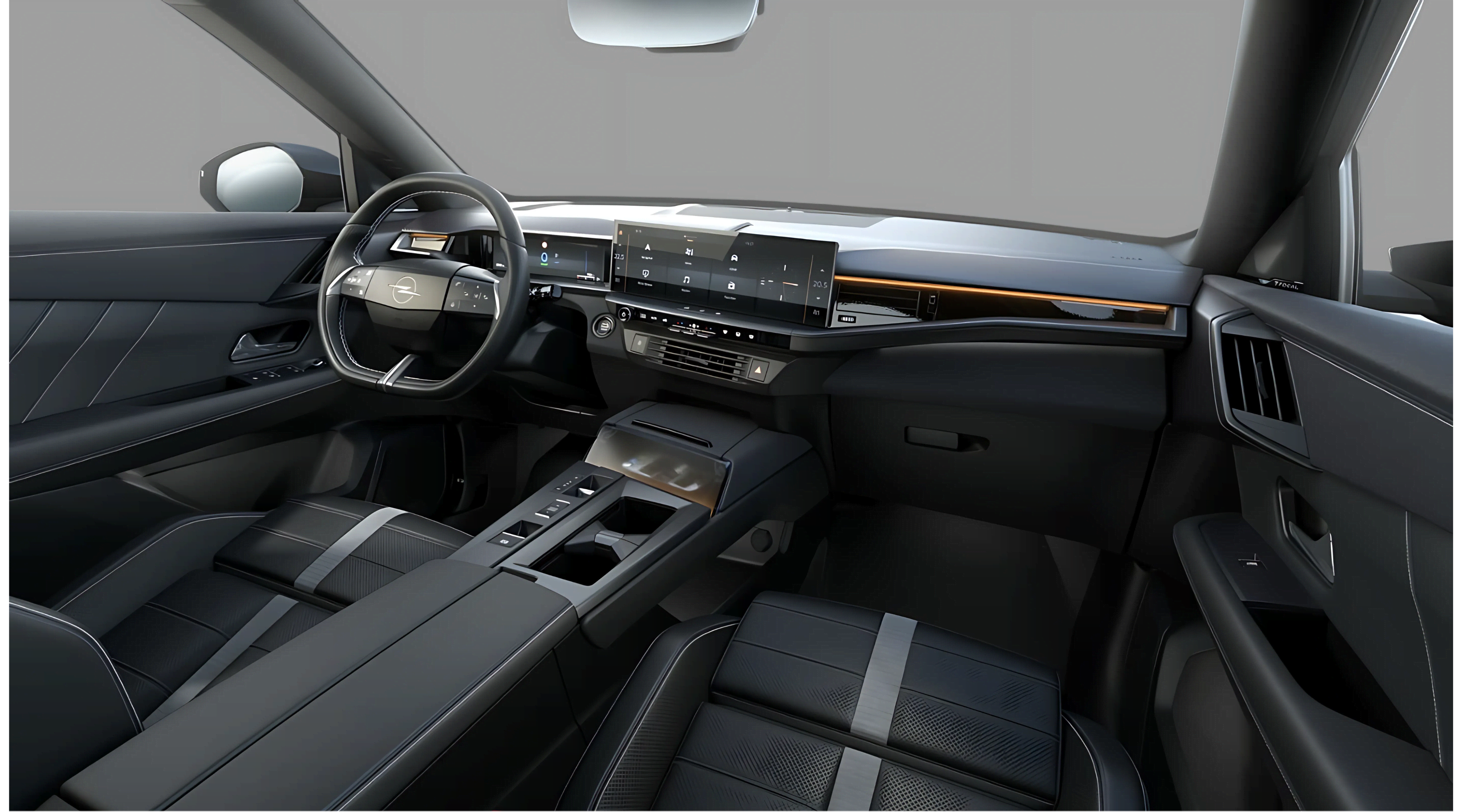 Ansicht des Armaturenbretts eines Opel Grandland