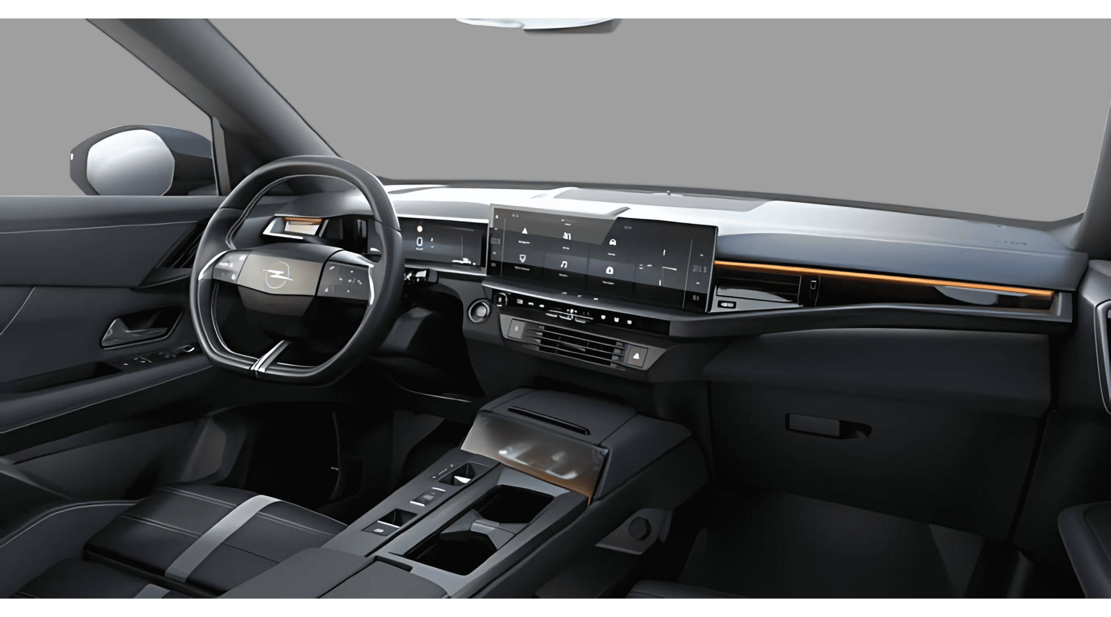 Ansicht des Armaturenbretts eines Opel Grandland