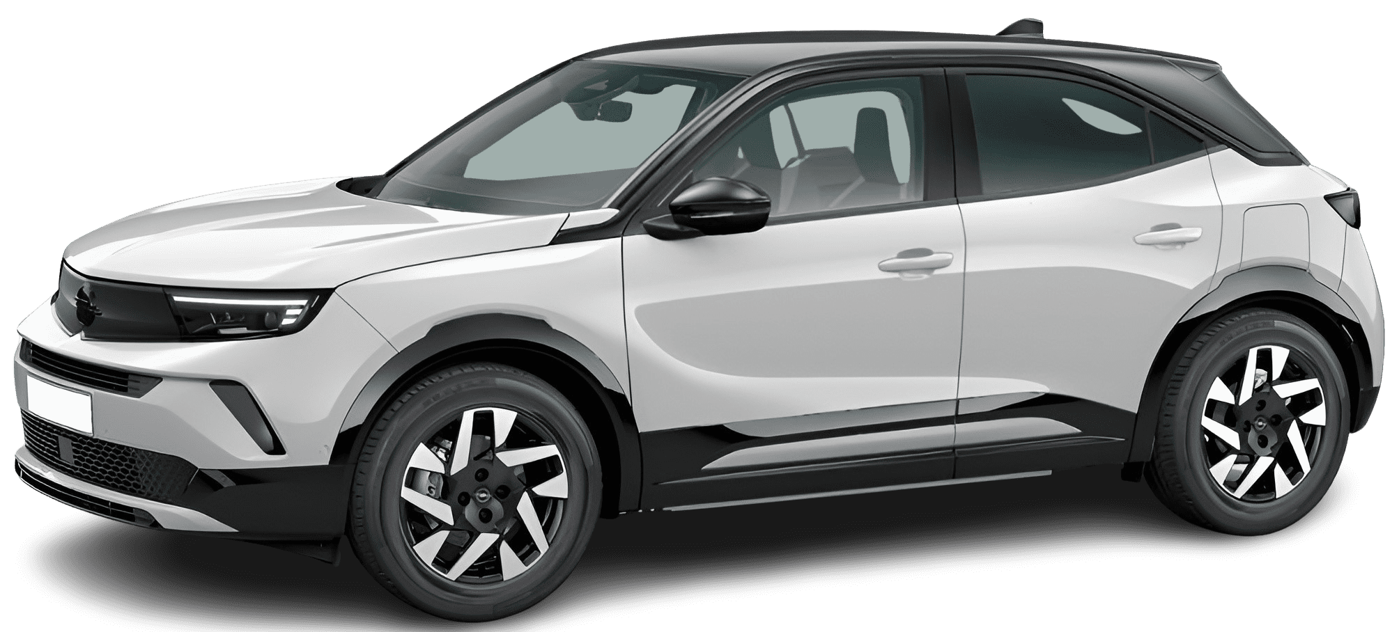Seitenansicht eines Opel Mokka