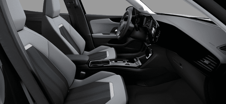 Ansicht der Frontsitze eines Opel Mokka