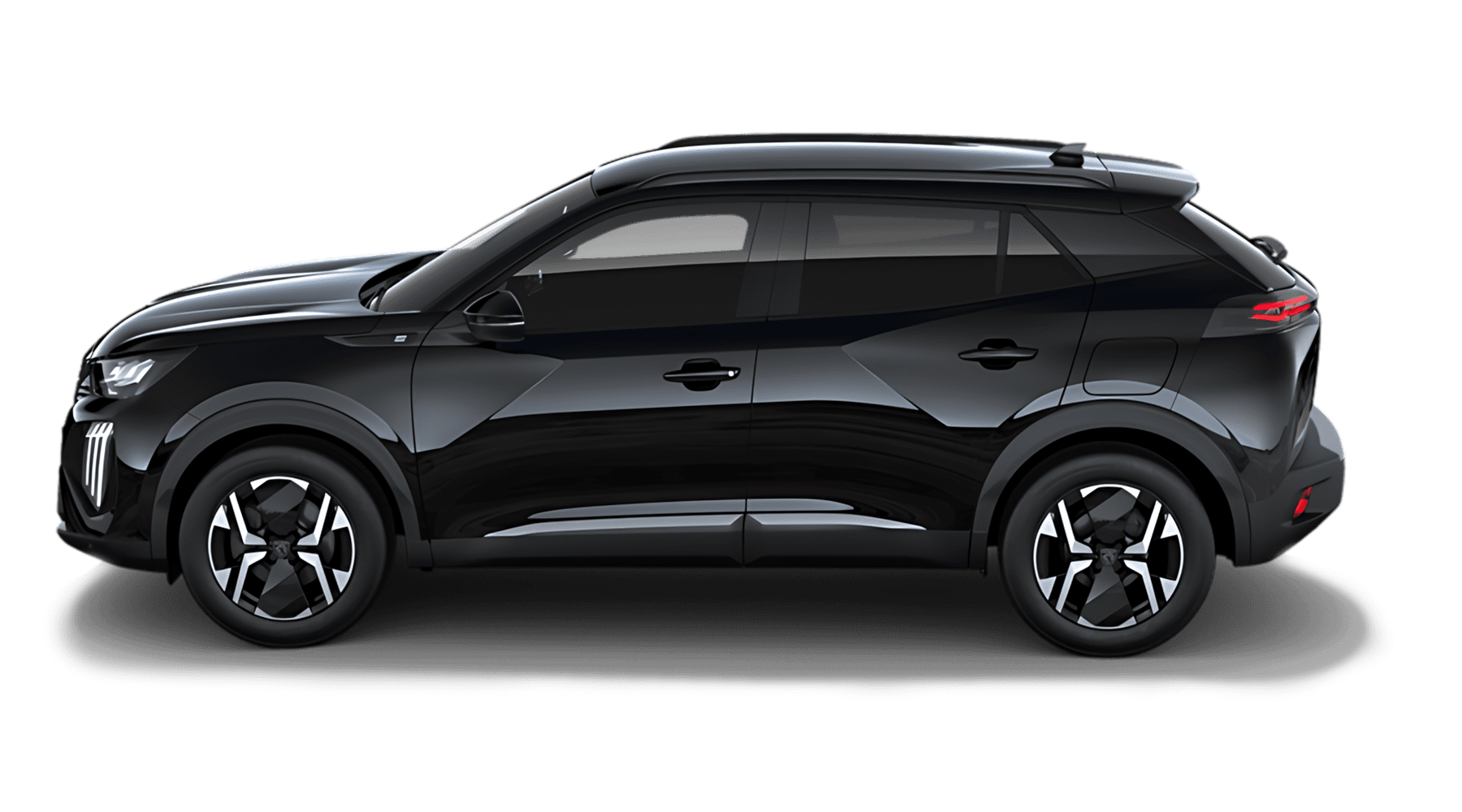 Seitenansicht eines Peugeot 2008