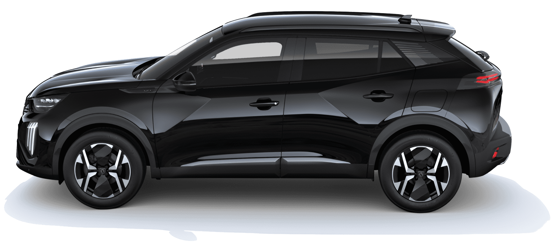 Seitenansicht eines Peugeot 2008