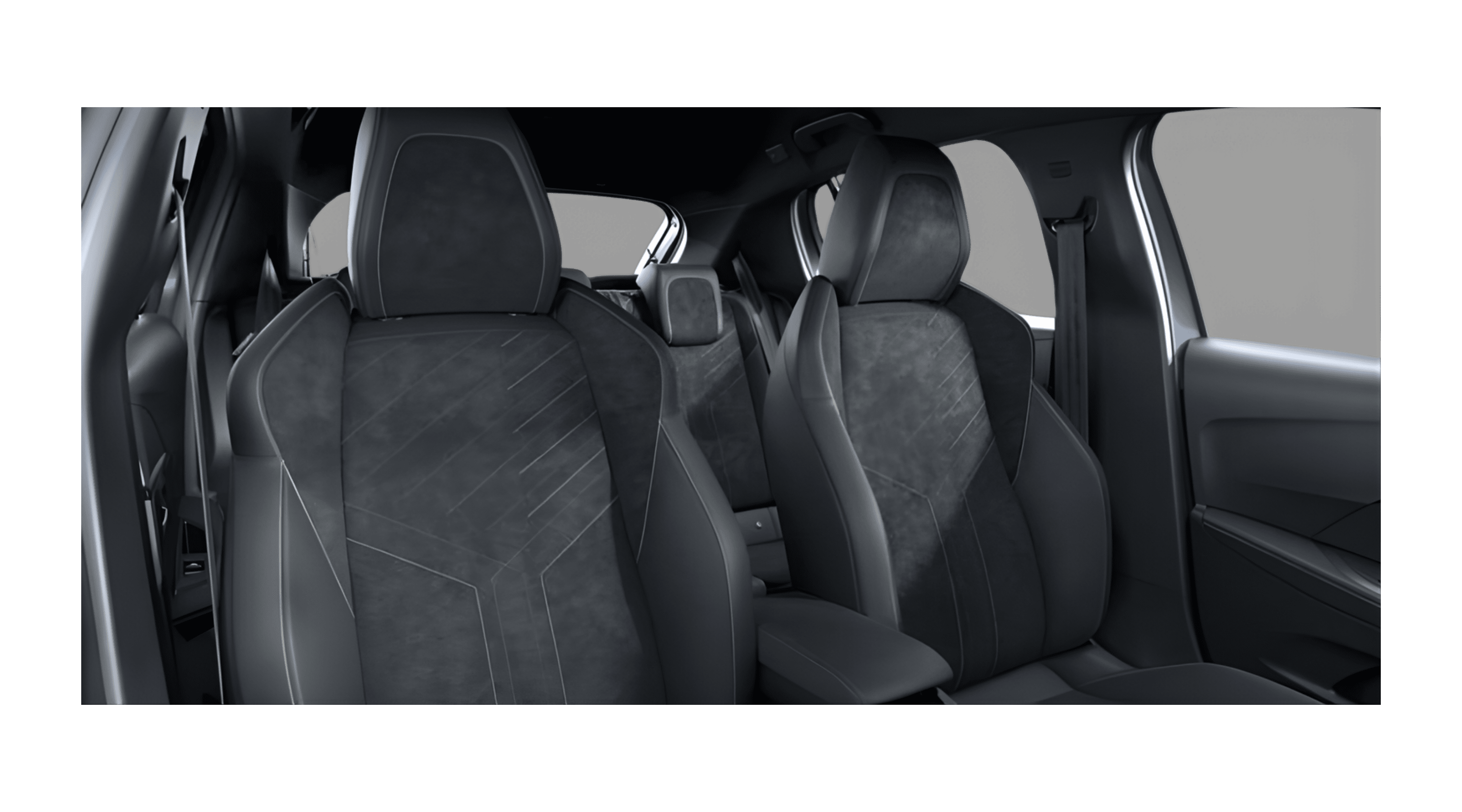 Rücksitzbank eines Peugeot 208