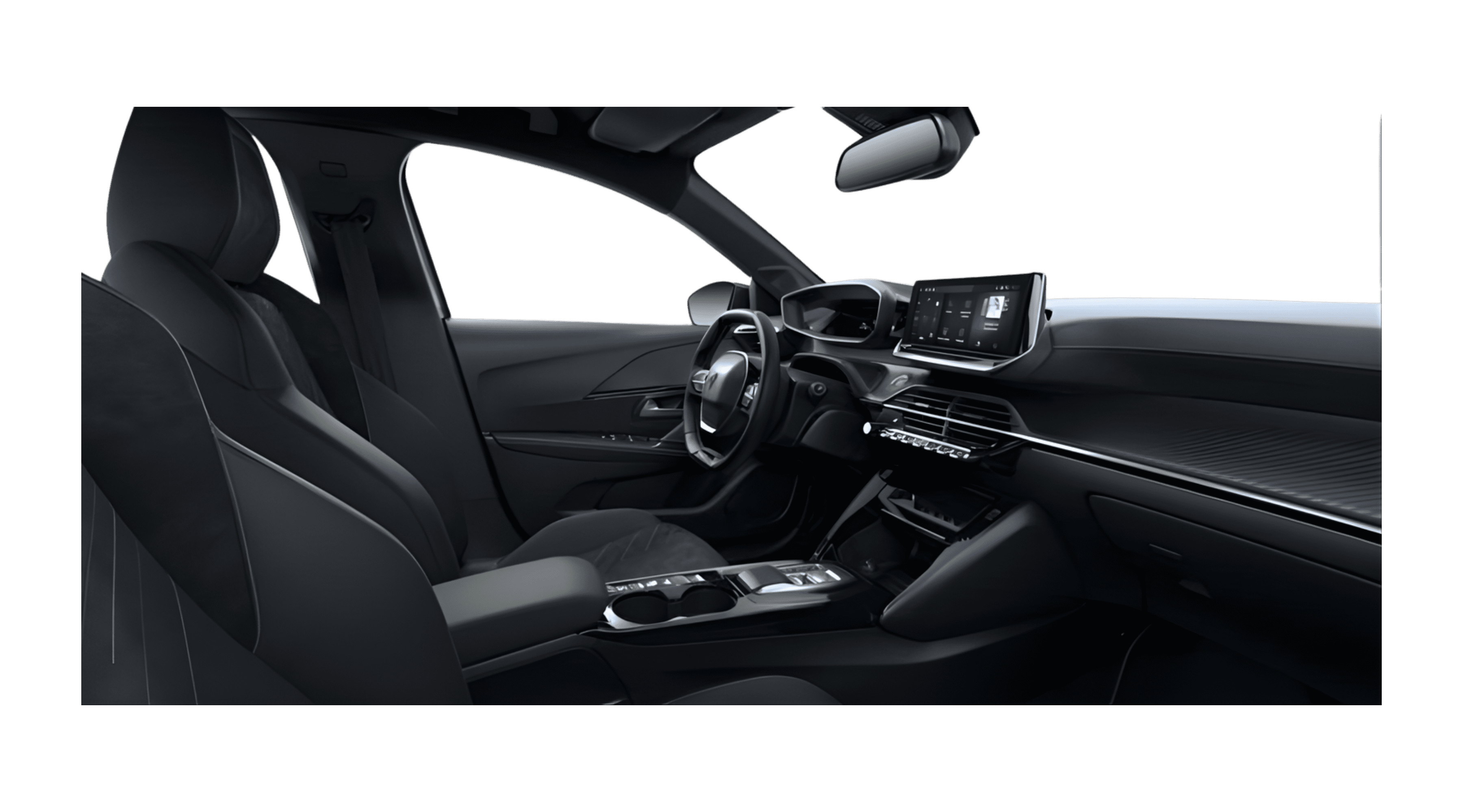 Vordersitze eines Peugeot 208