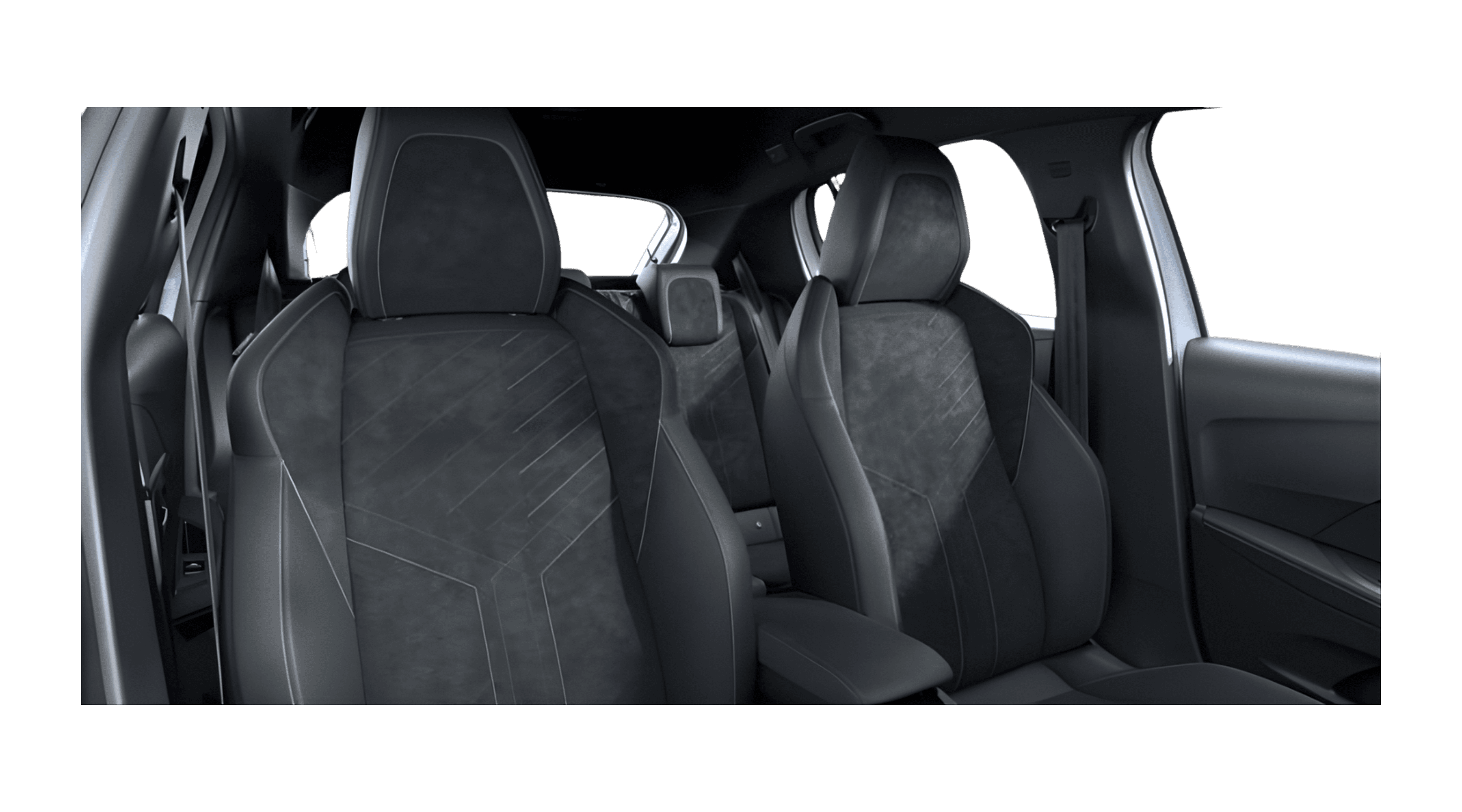 Rücksitzbank eines Peugeot 208