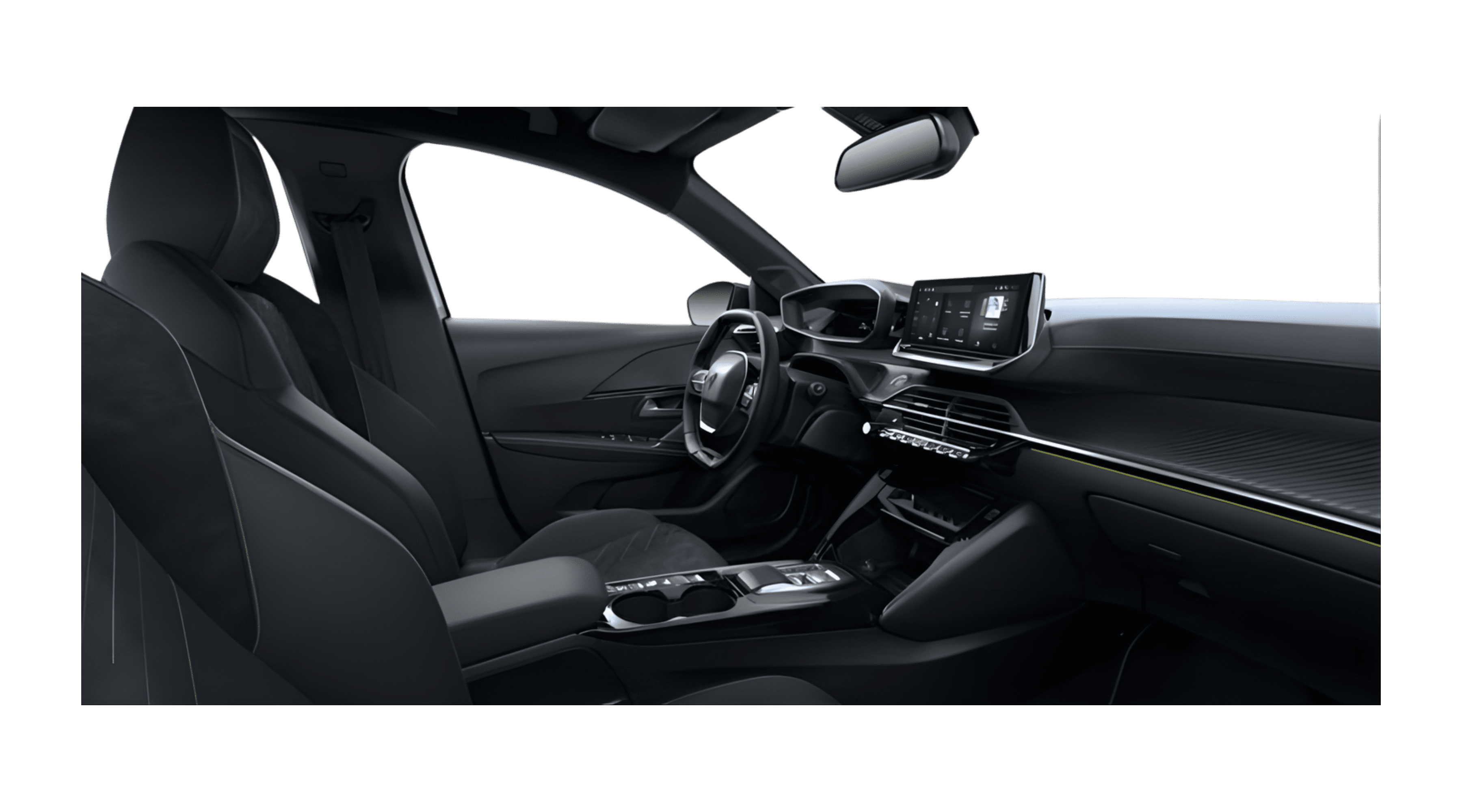 Vordersitze eines Peugeot 208