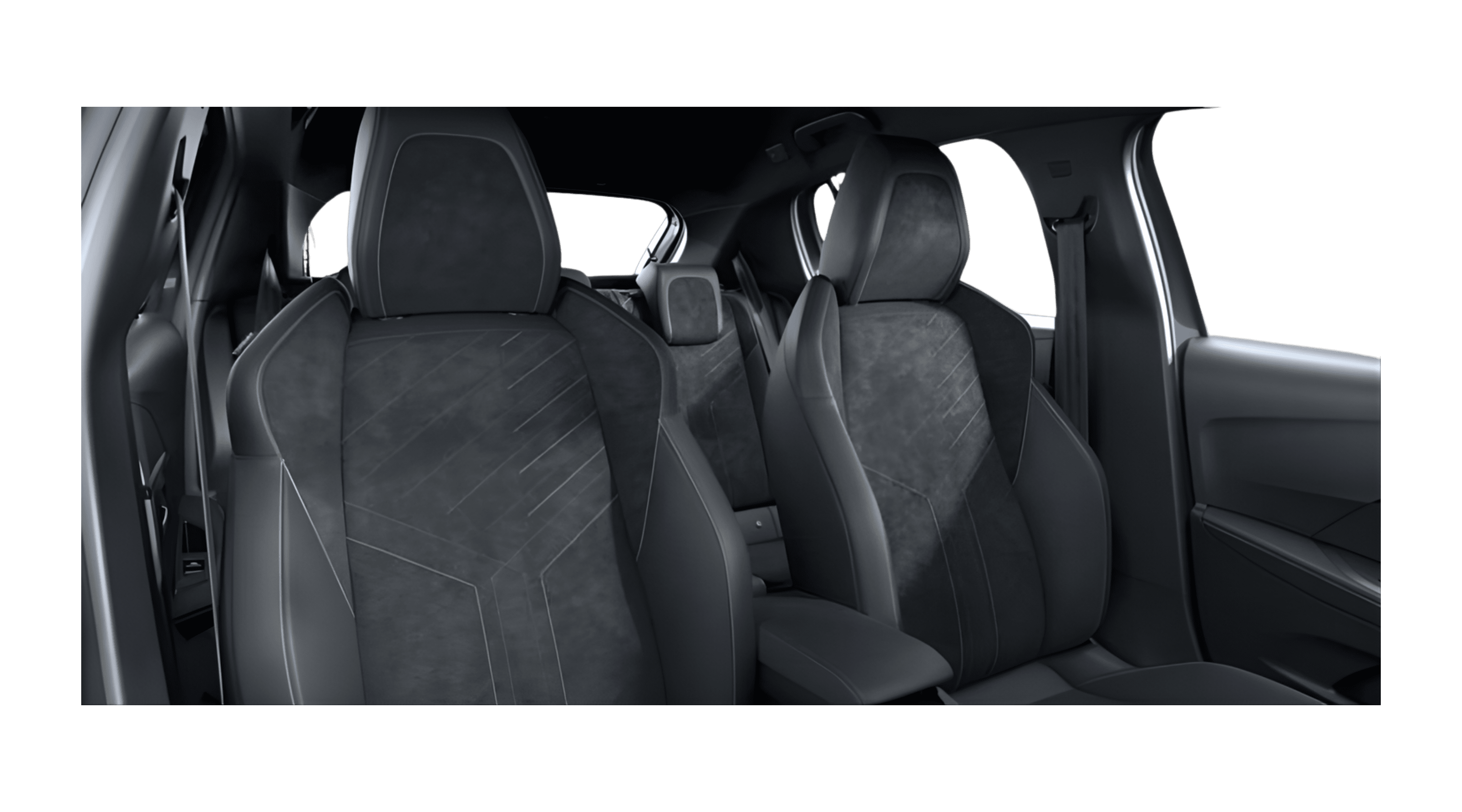 Rücksitzbank eines Peugeot 208