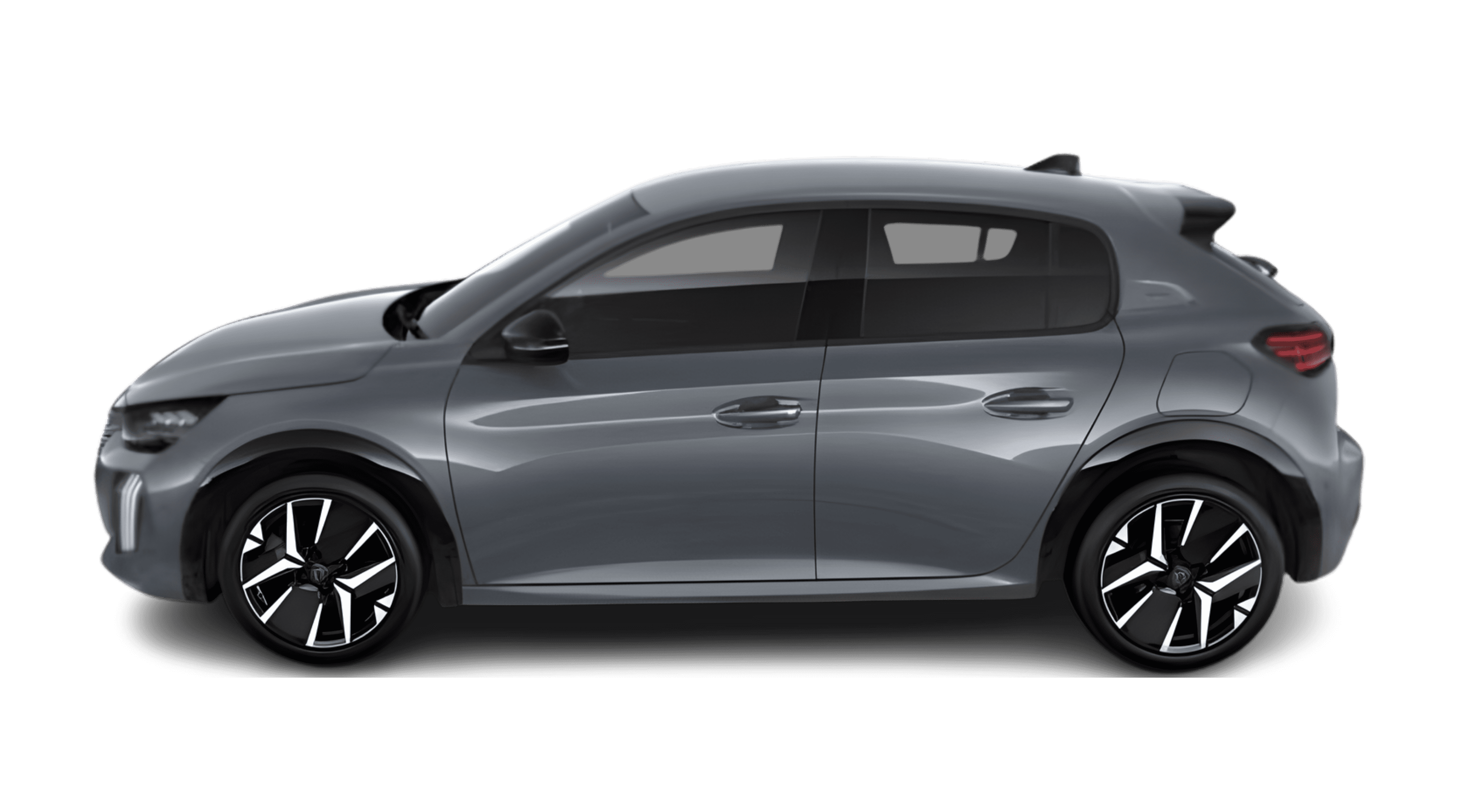 Seitenansicht eines Peugeot 208