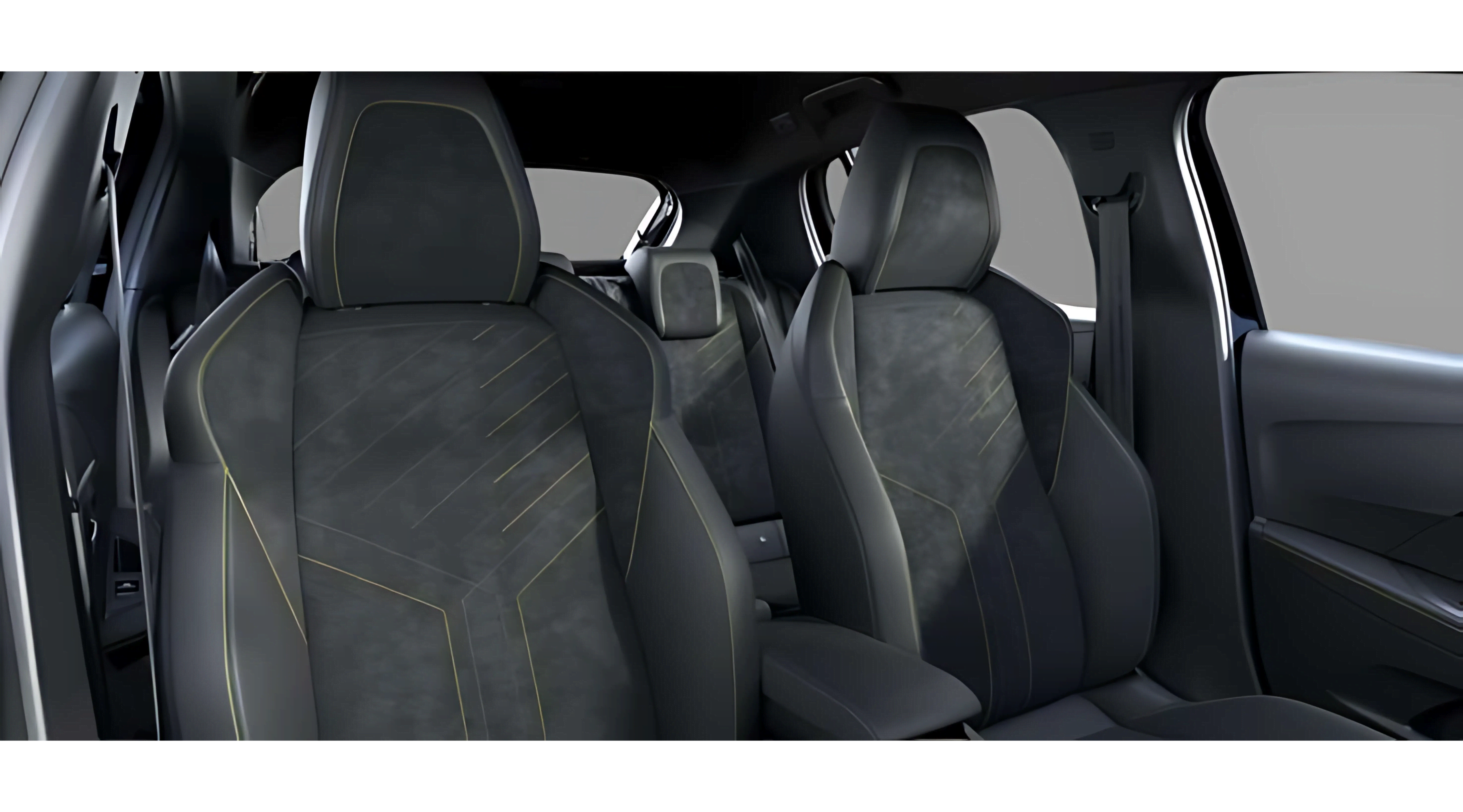 Ansicht der Rücksitze eines Peugeot 208