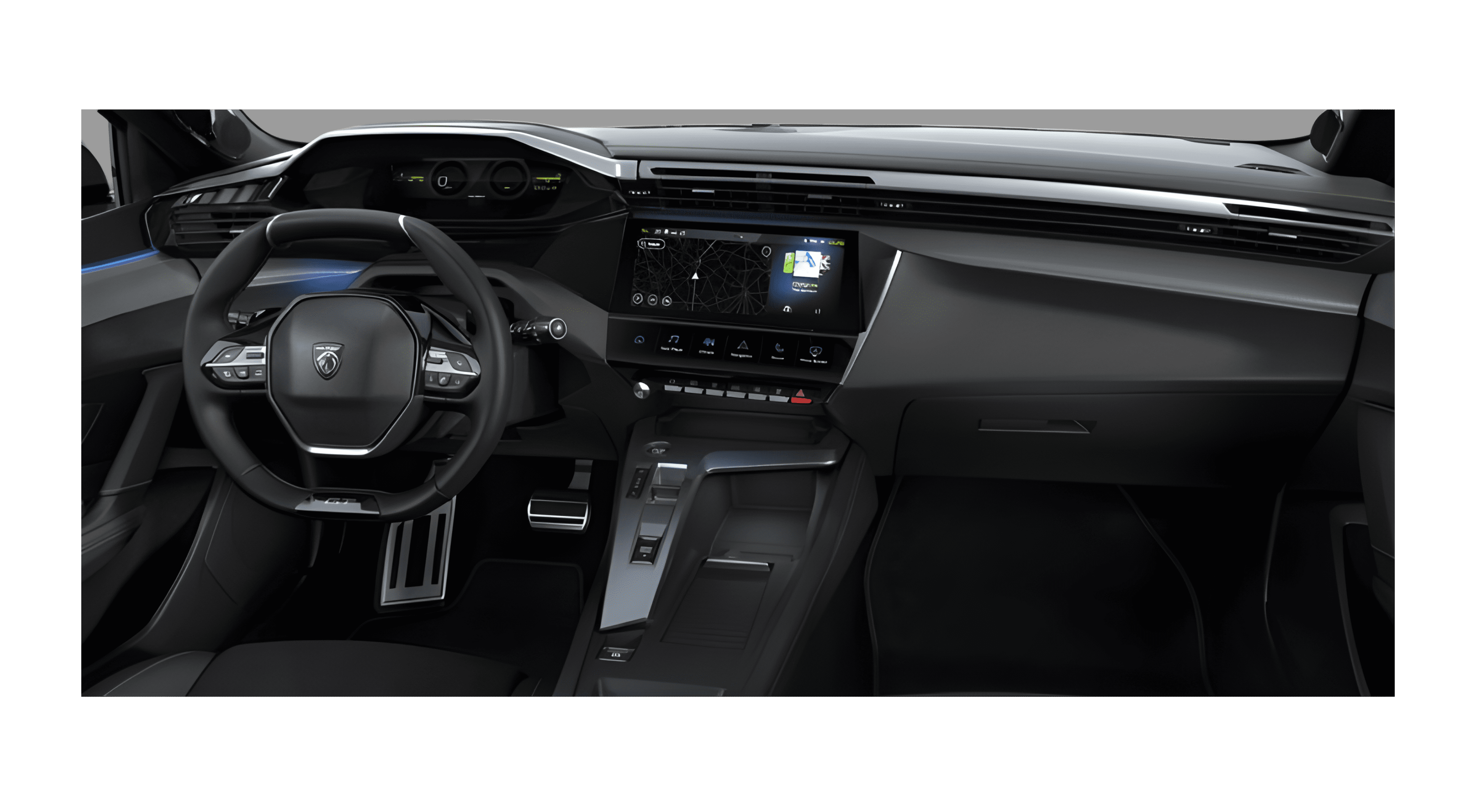 Armaturenbrett eines Peugeot 308