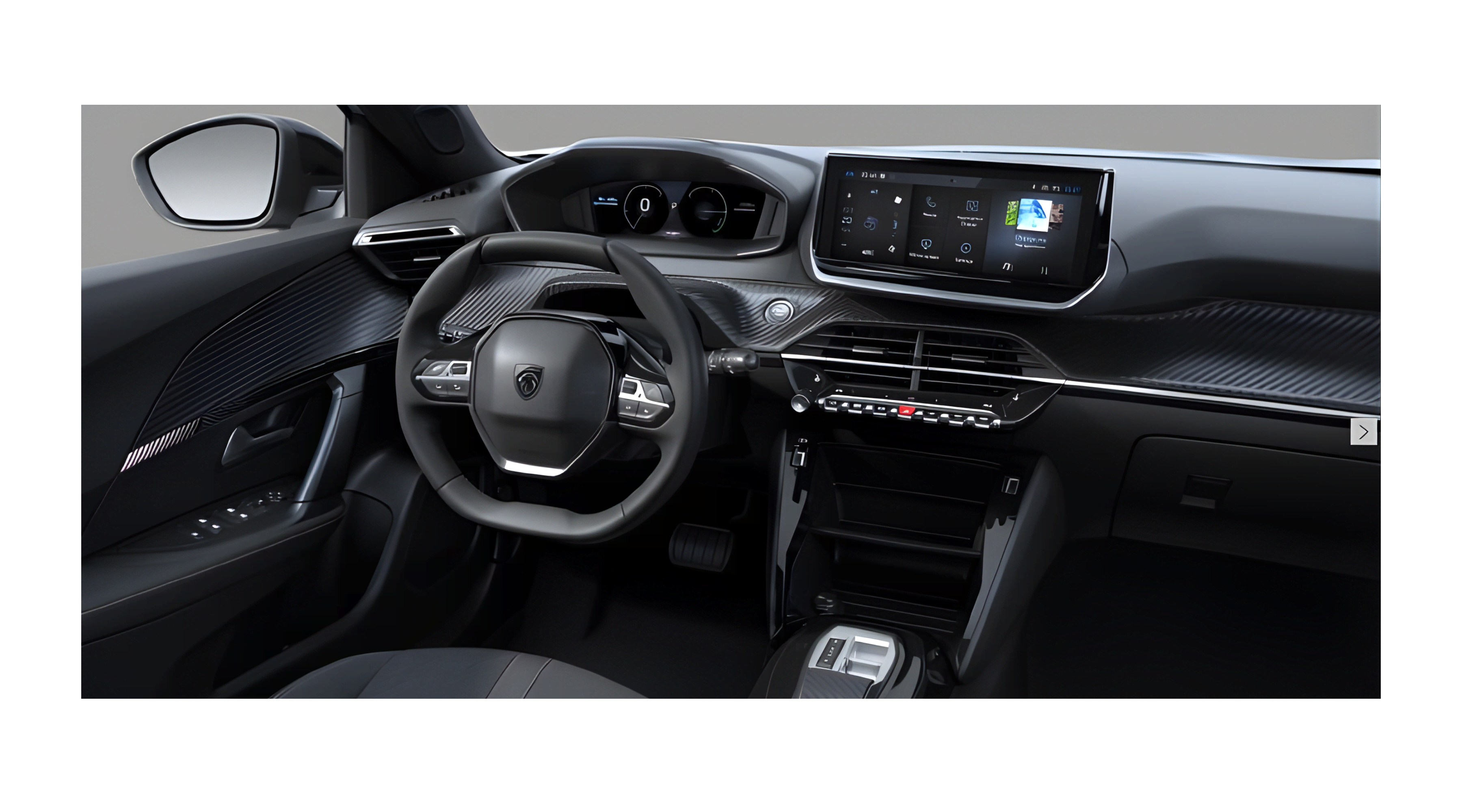 Armaturenbrett eines Peugeot 2008