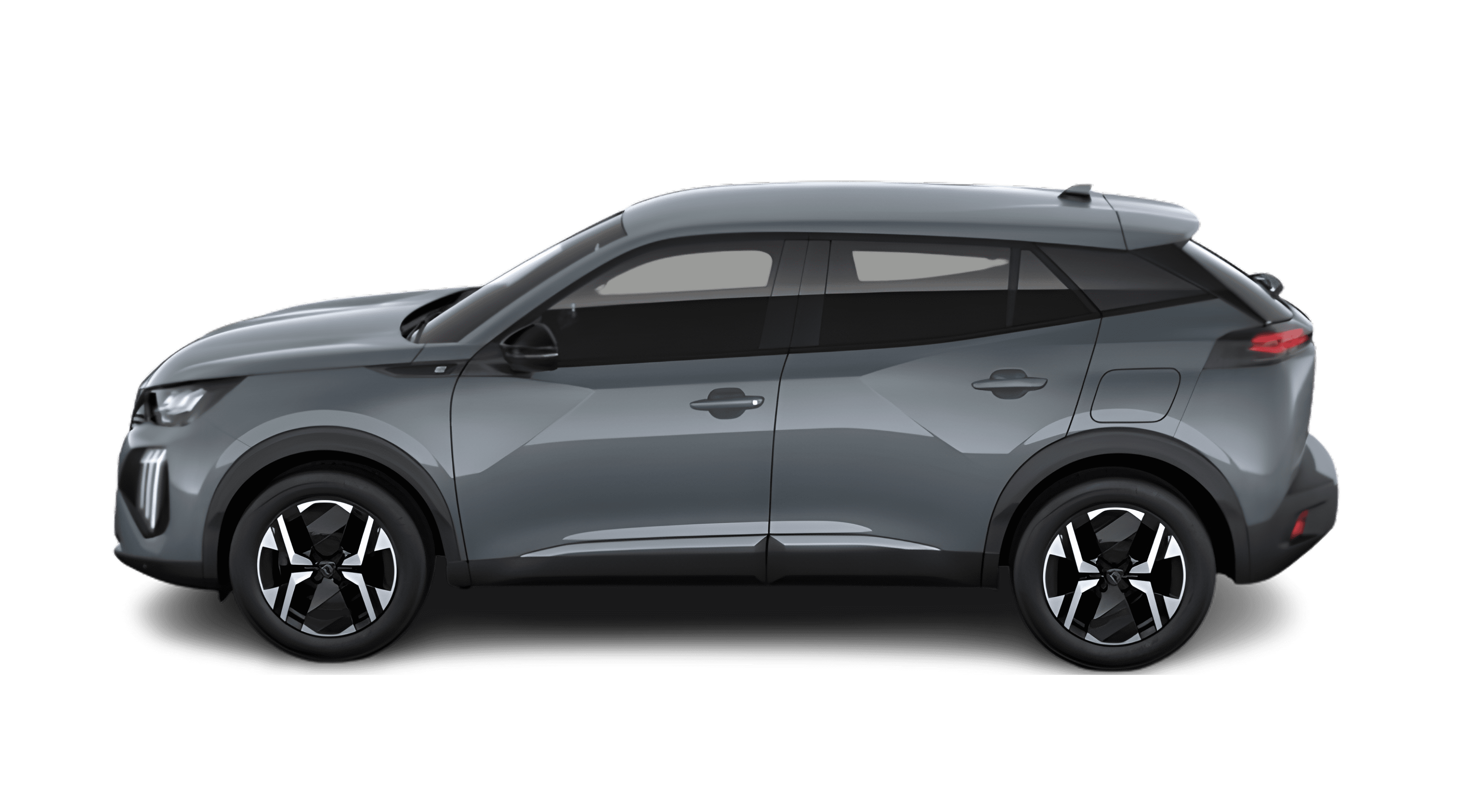 Seitenansicht eines Peugeot 2008